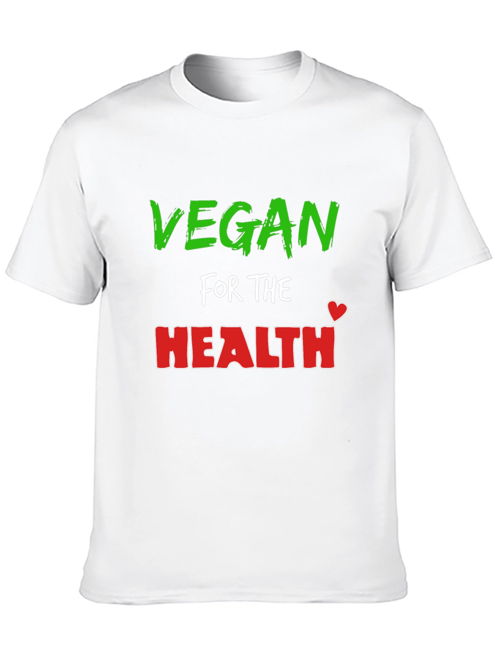 Vegan for Health Black T-Shirt