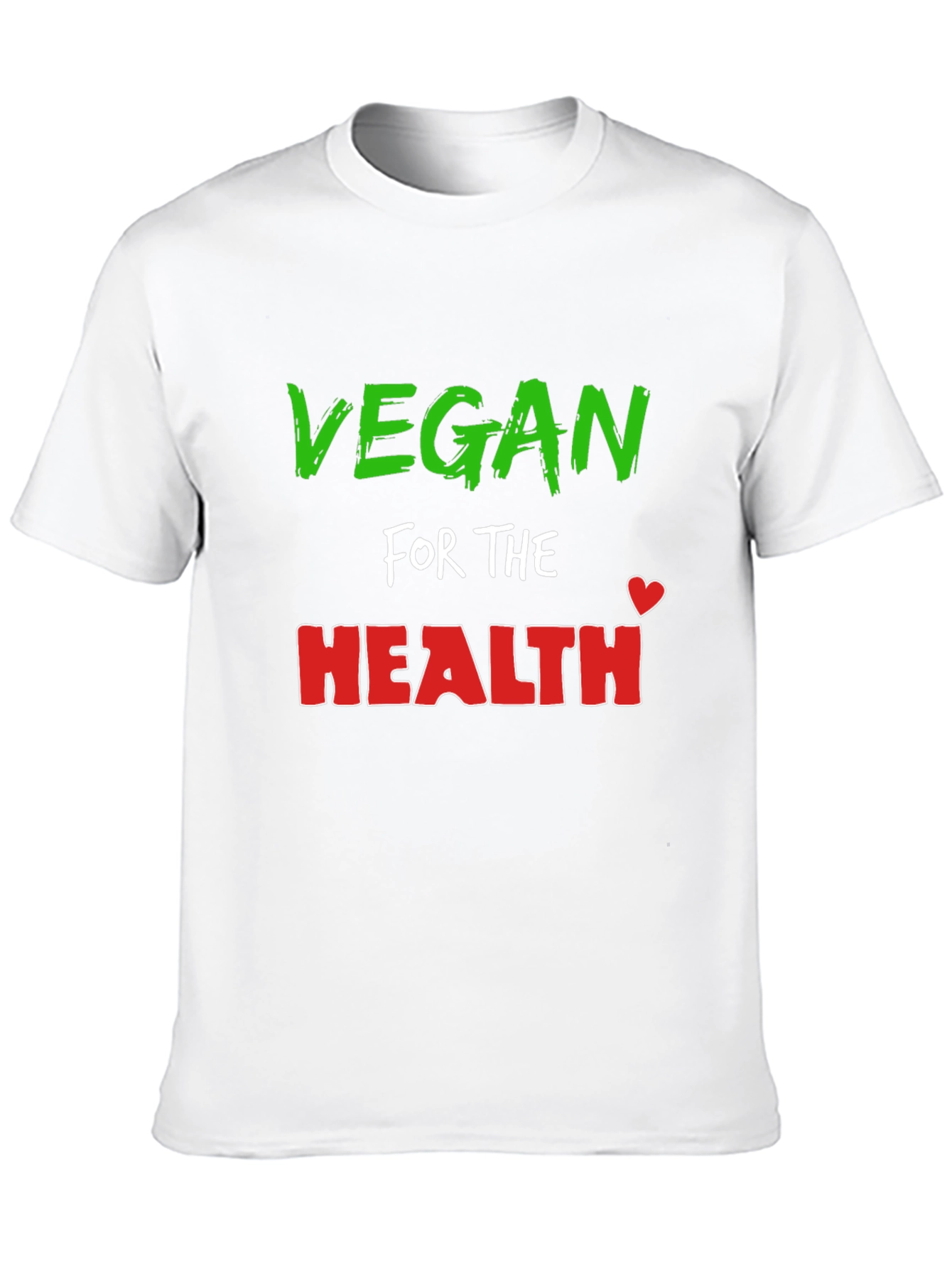 Vegan for Health Black T-Shirt