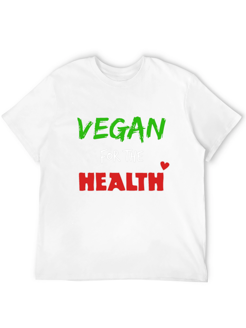 Vegan for Health Black T-Shirt