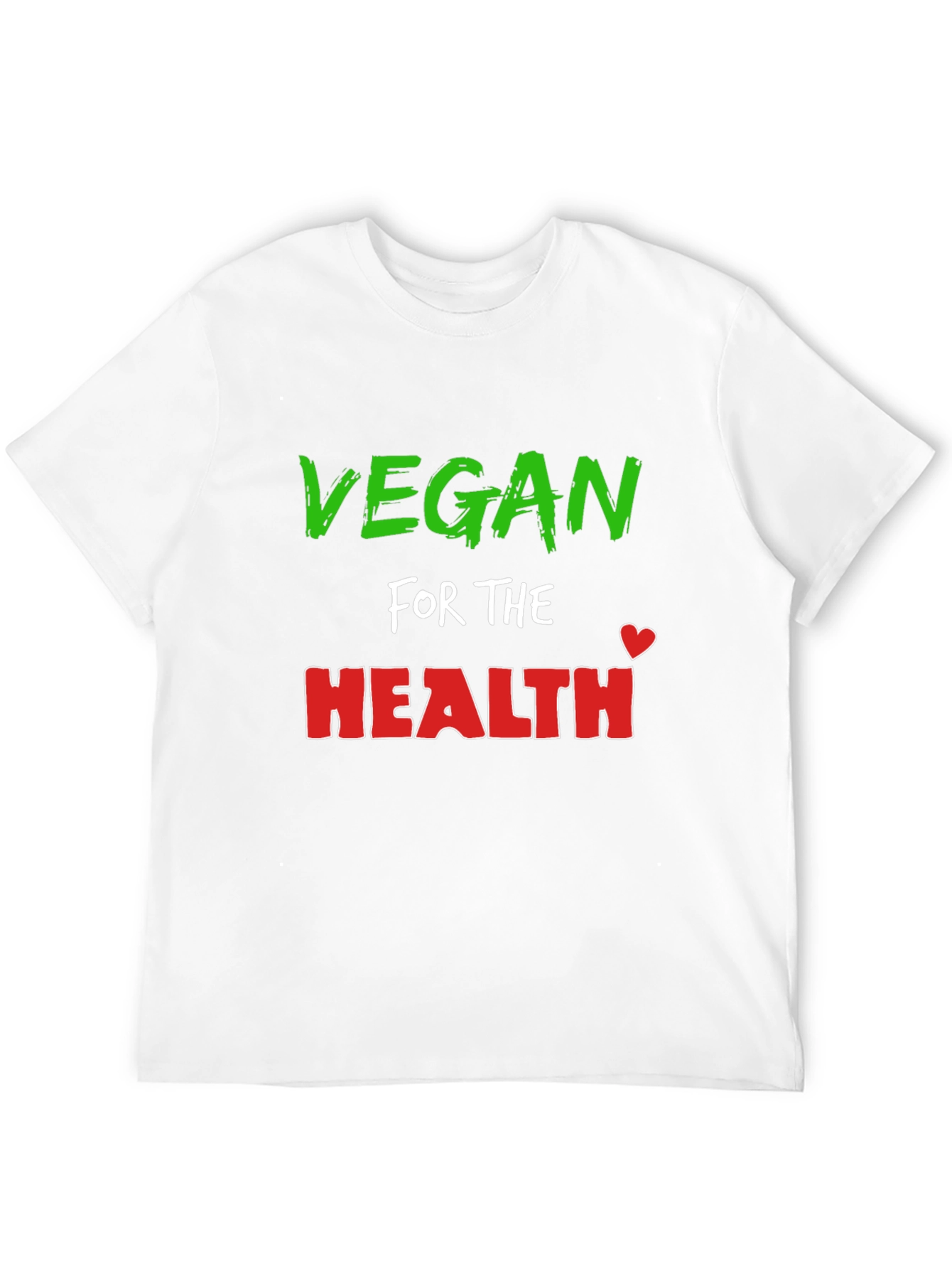 Vegan for Health Black T-Shirt