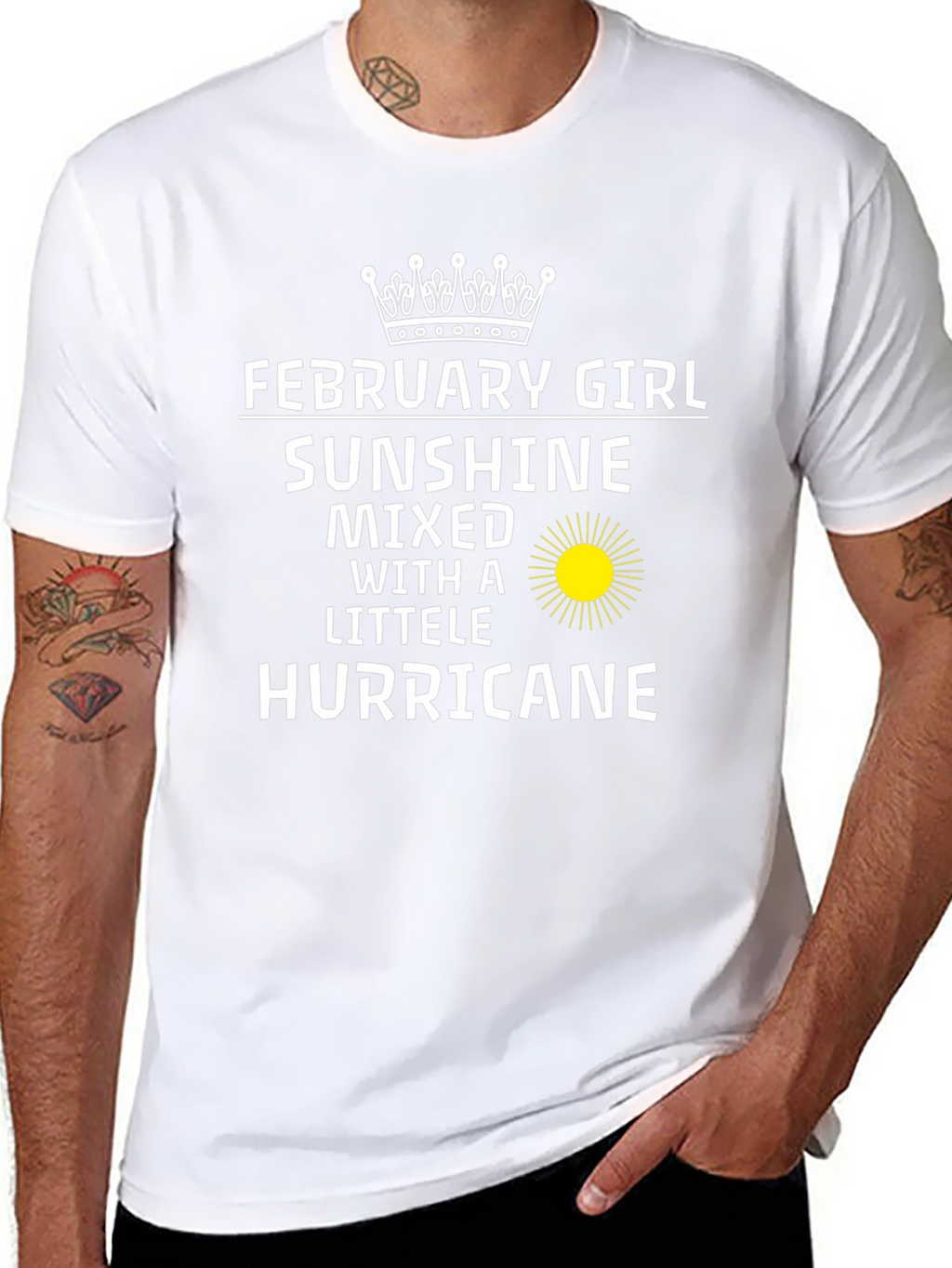February Girl Sunshine Hurricane T-Shirt