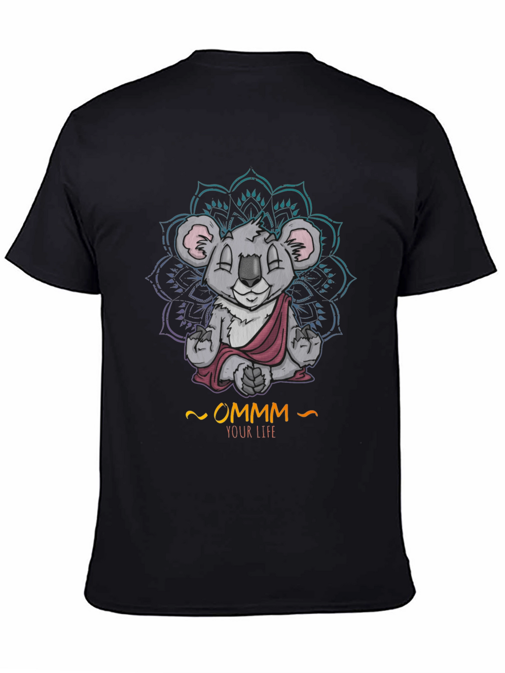 Zen Koala Ommm T-Shirt - Meditating Animal Tee
