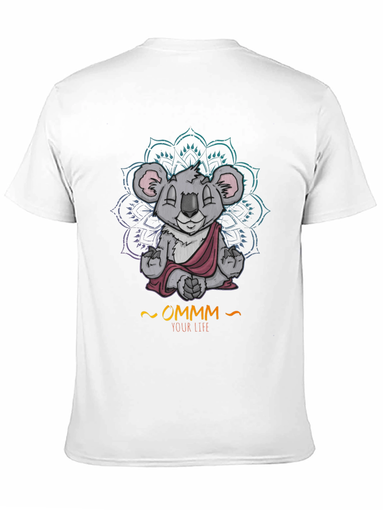 Zen Koala Ommm T-Shirt - Meditating Animal Tee