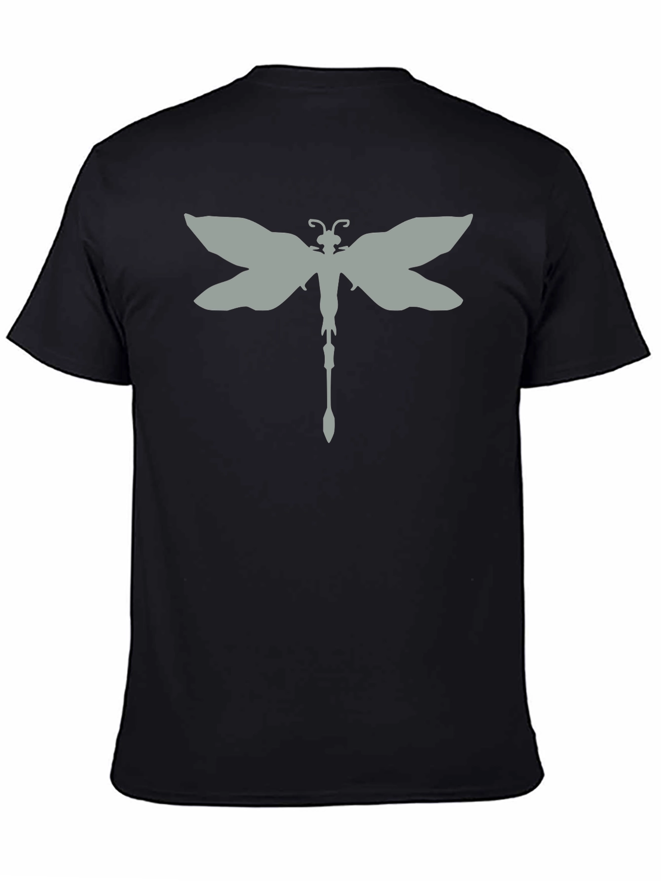 Dragonfly Graphic Print Tee - Casual Style