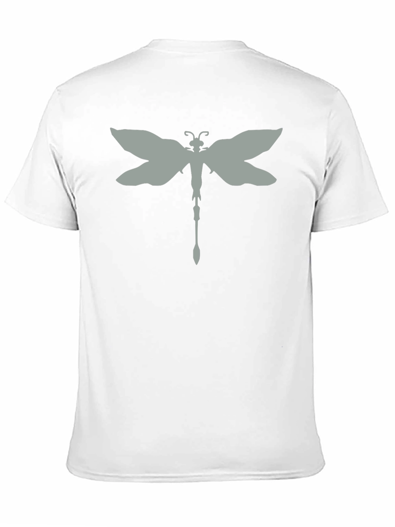 Dragonfly Graphic Print Tee - Casual Style