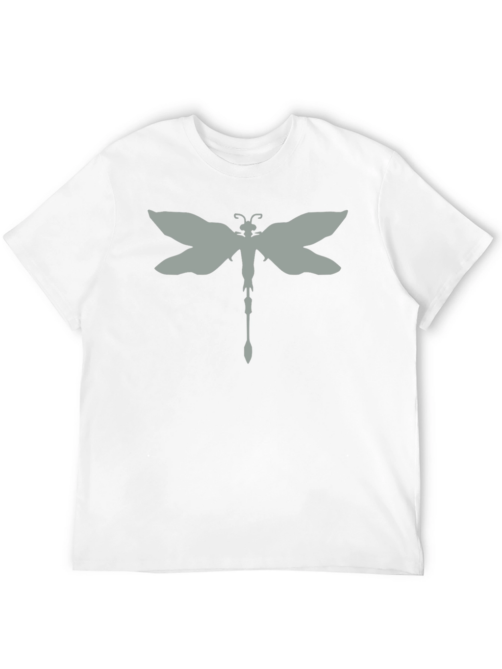 Dragonfly Graphic Print Tee - Casual Style