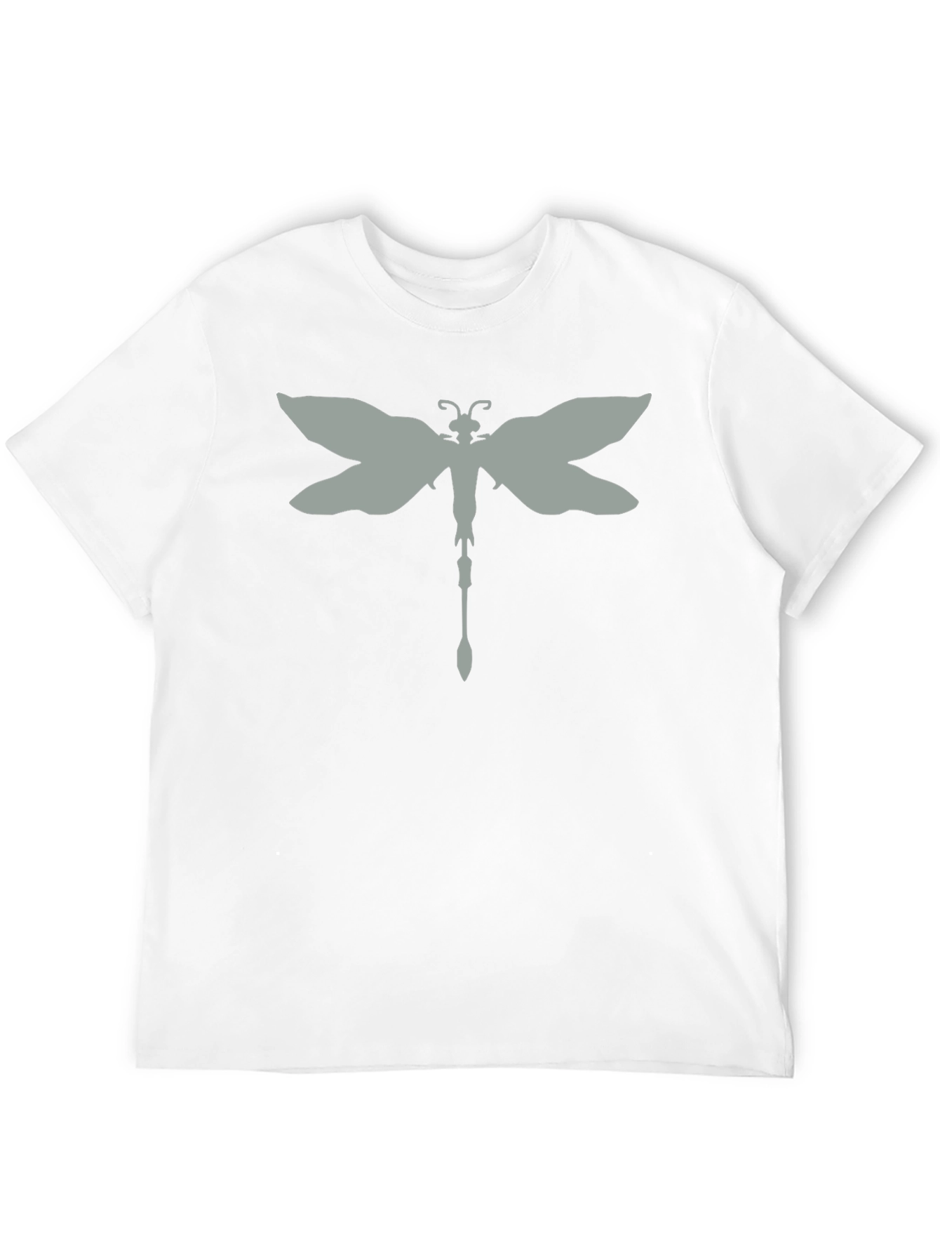 Dragonfly Graphic Print Tee - Casual Style