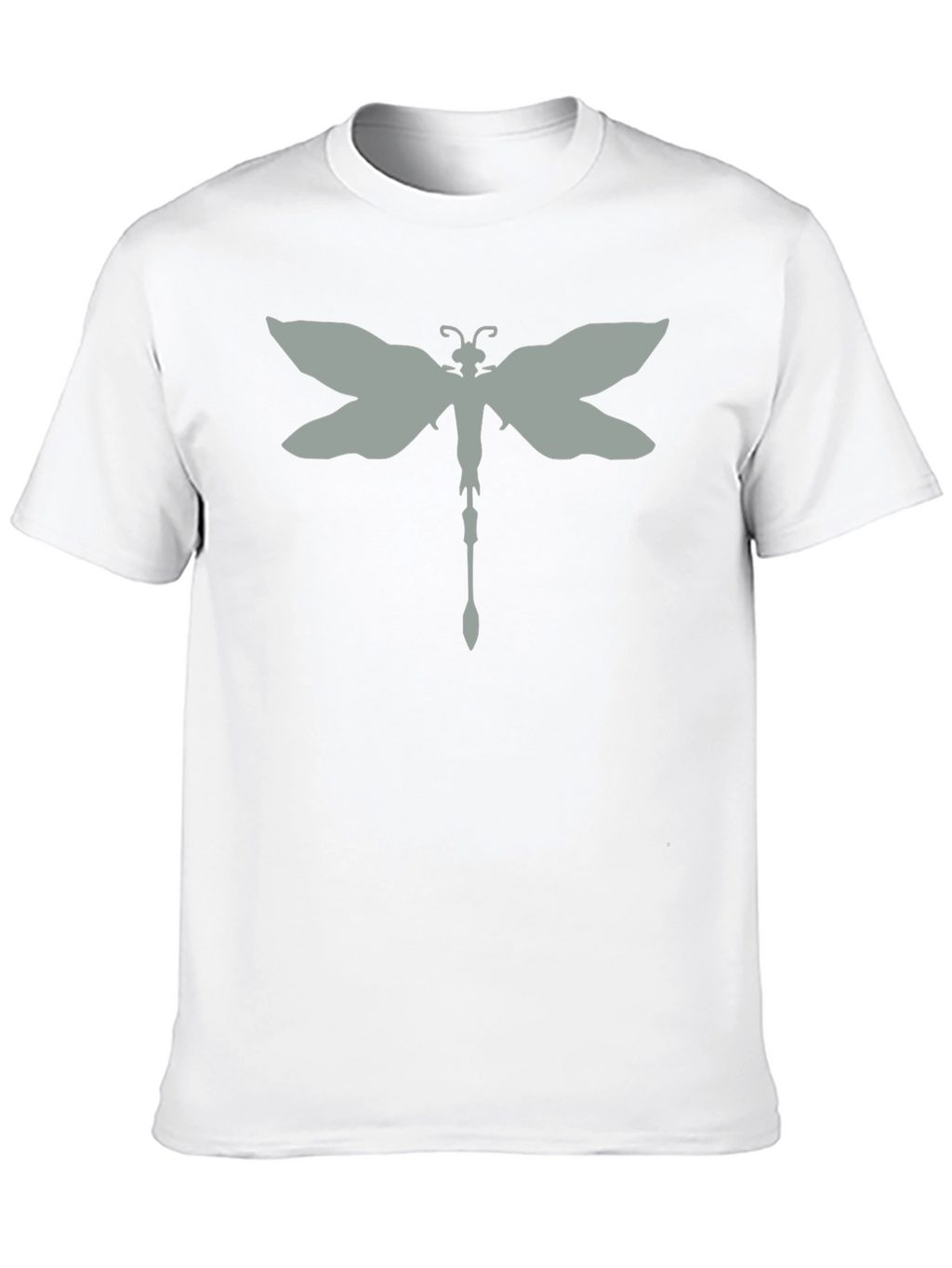 Dragonfly Graphic Print Tee - Casual Style