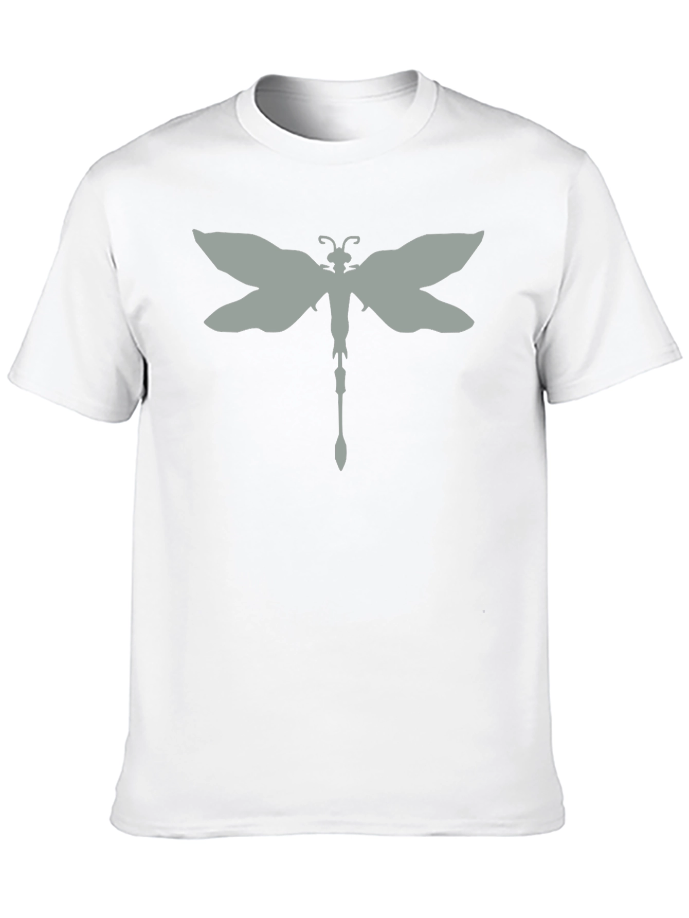 Dragonfly Graphic Print Tee - Casual Style
