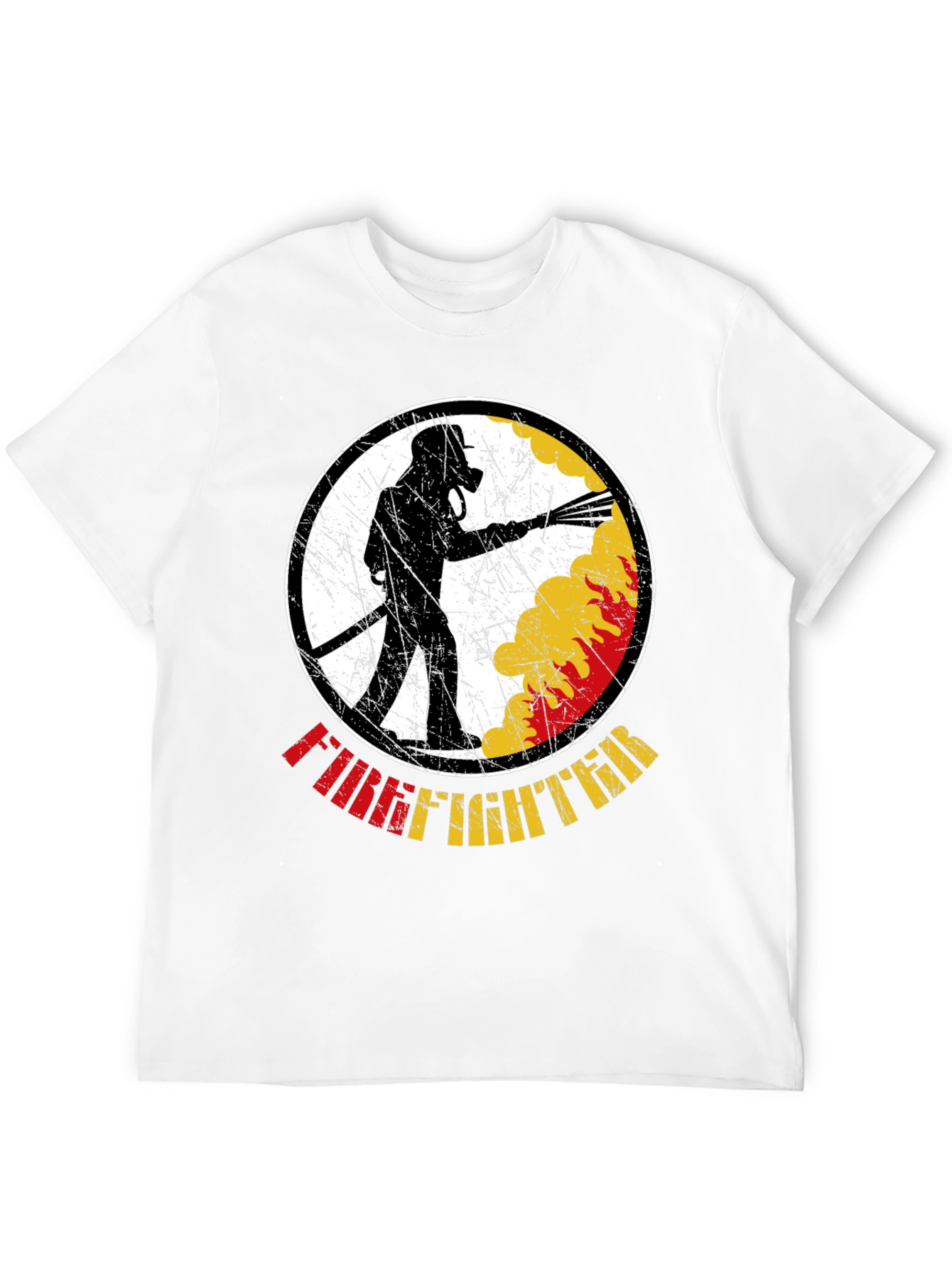Firefighter Graphic T-Shirt - Black