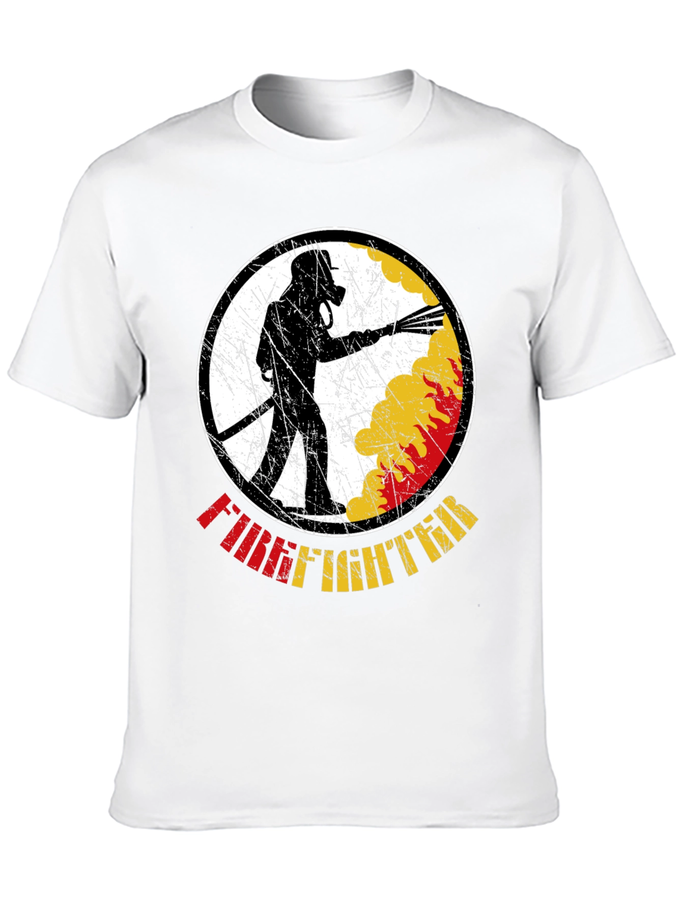 Firefighter Graphic T-Shirt - Black
