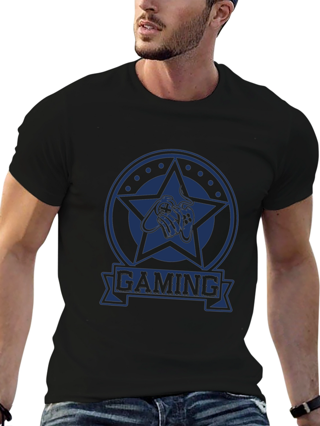 Gaming Star T-Shirt - Cool Gamer Design