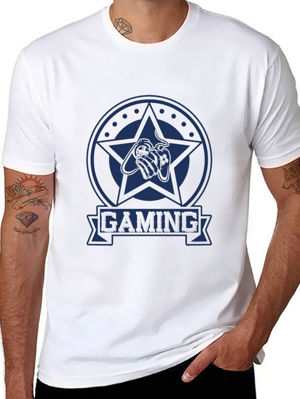 Gaming Star T-Shirt - Cool Gamer Design