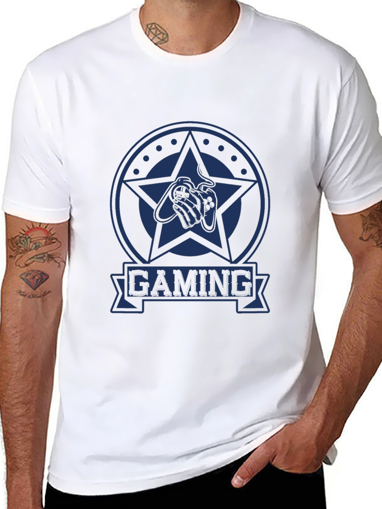 Gaming Star T-Shirt - Cool Gamer Design