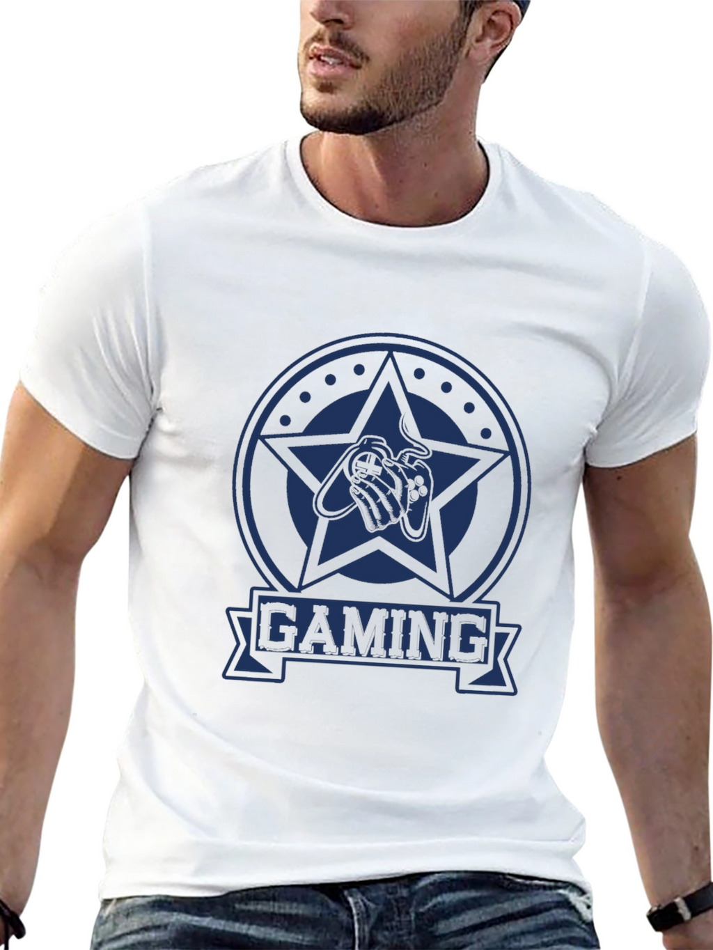 Gaming Star T-Shirt - Cool Gamer Design
