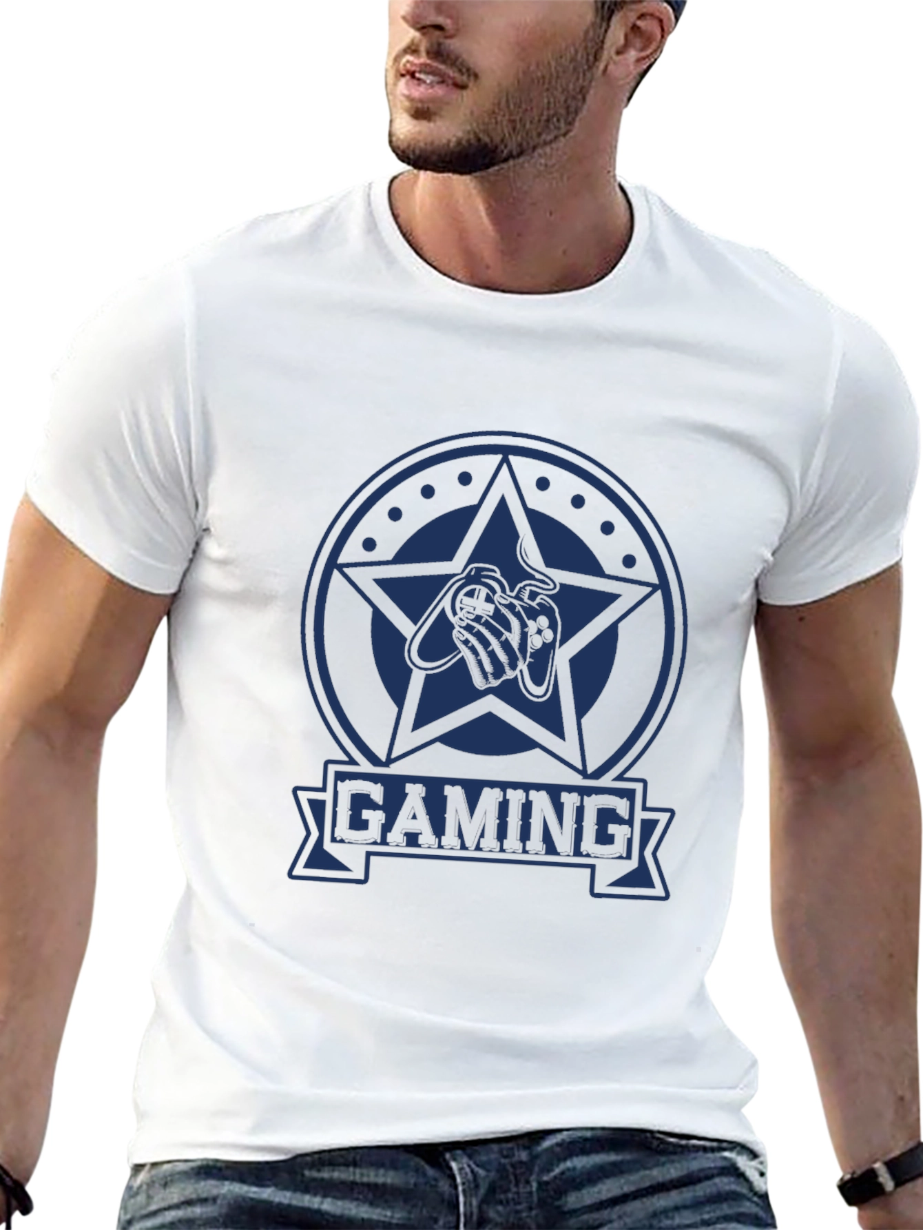 Gaming Star T-Shirt - Cool Gamer Design
