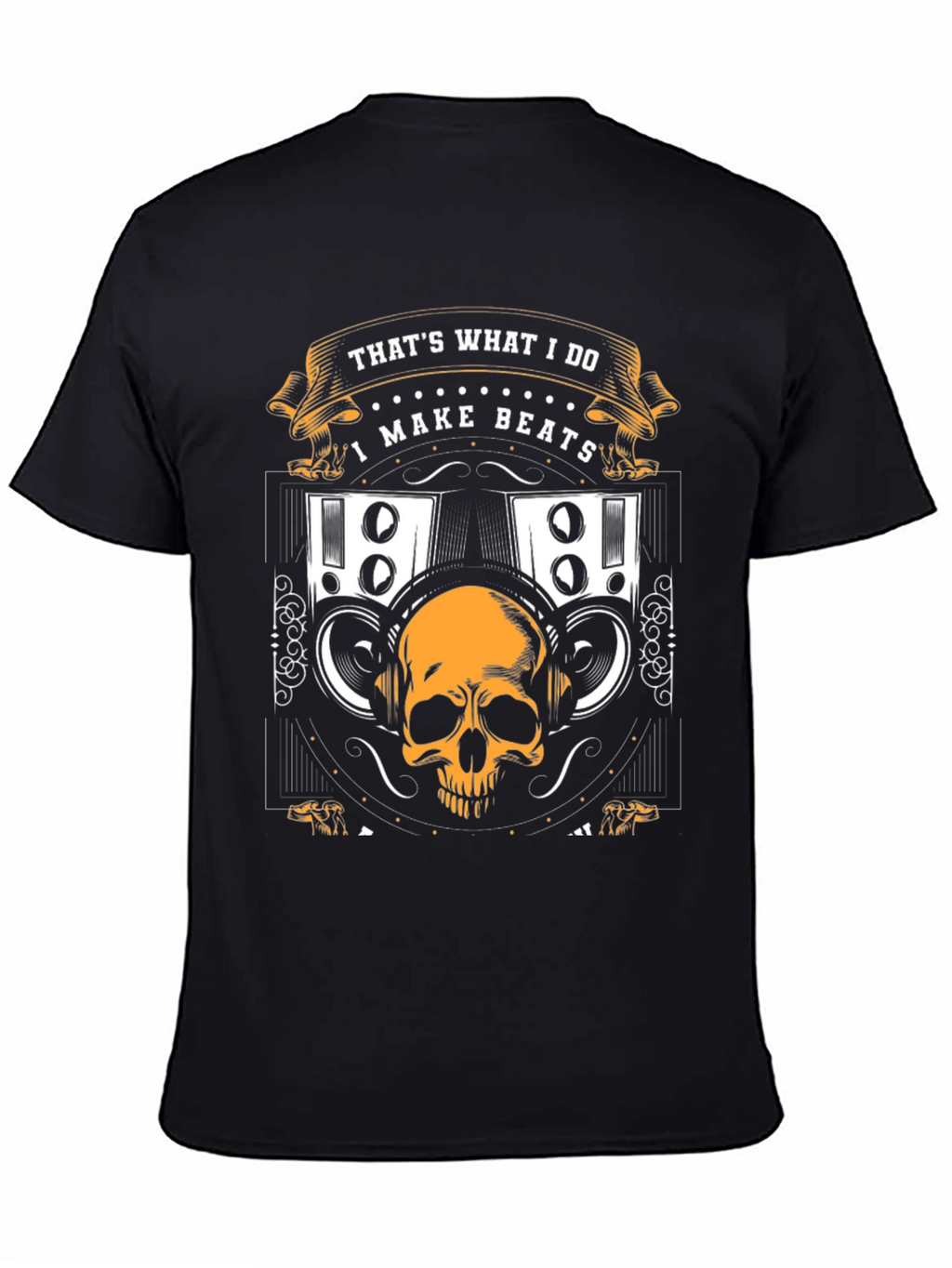 I Make Beats Skull Graphic T-Shirt