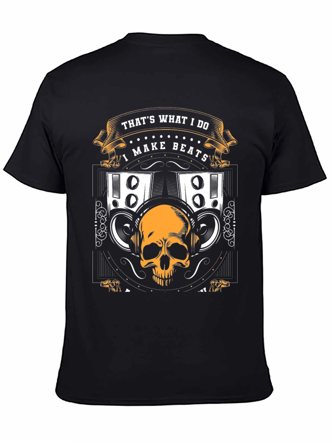 I Make Beats Skull Graphic T-Shirt