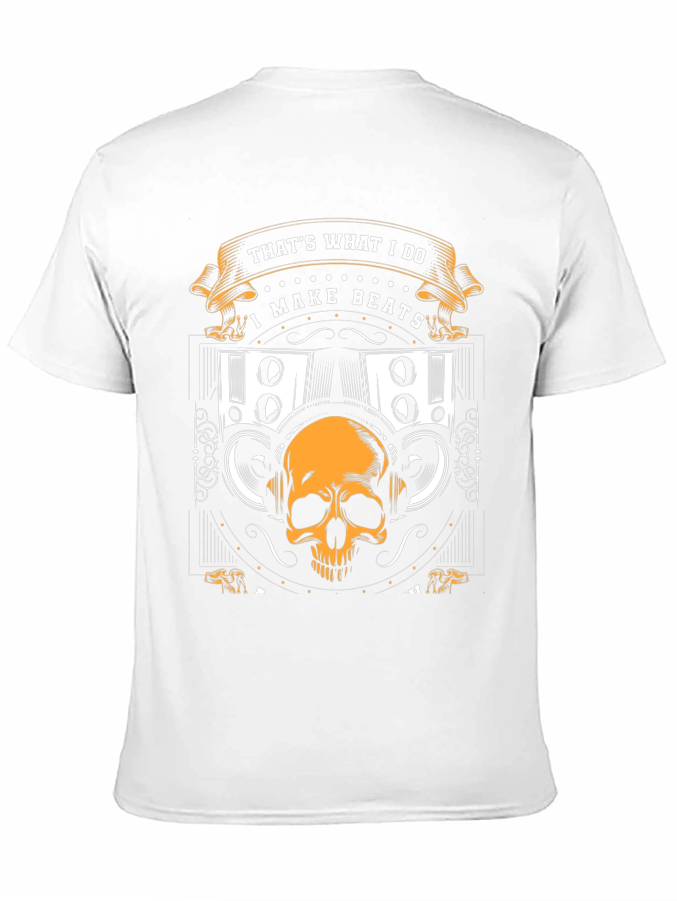I Make Beats Skull Graphic T-Shirt