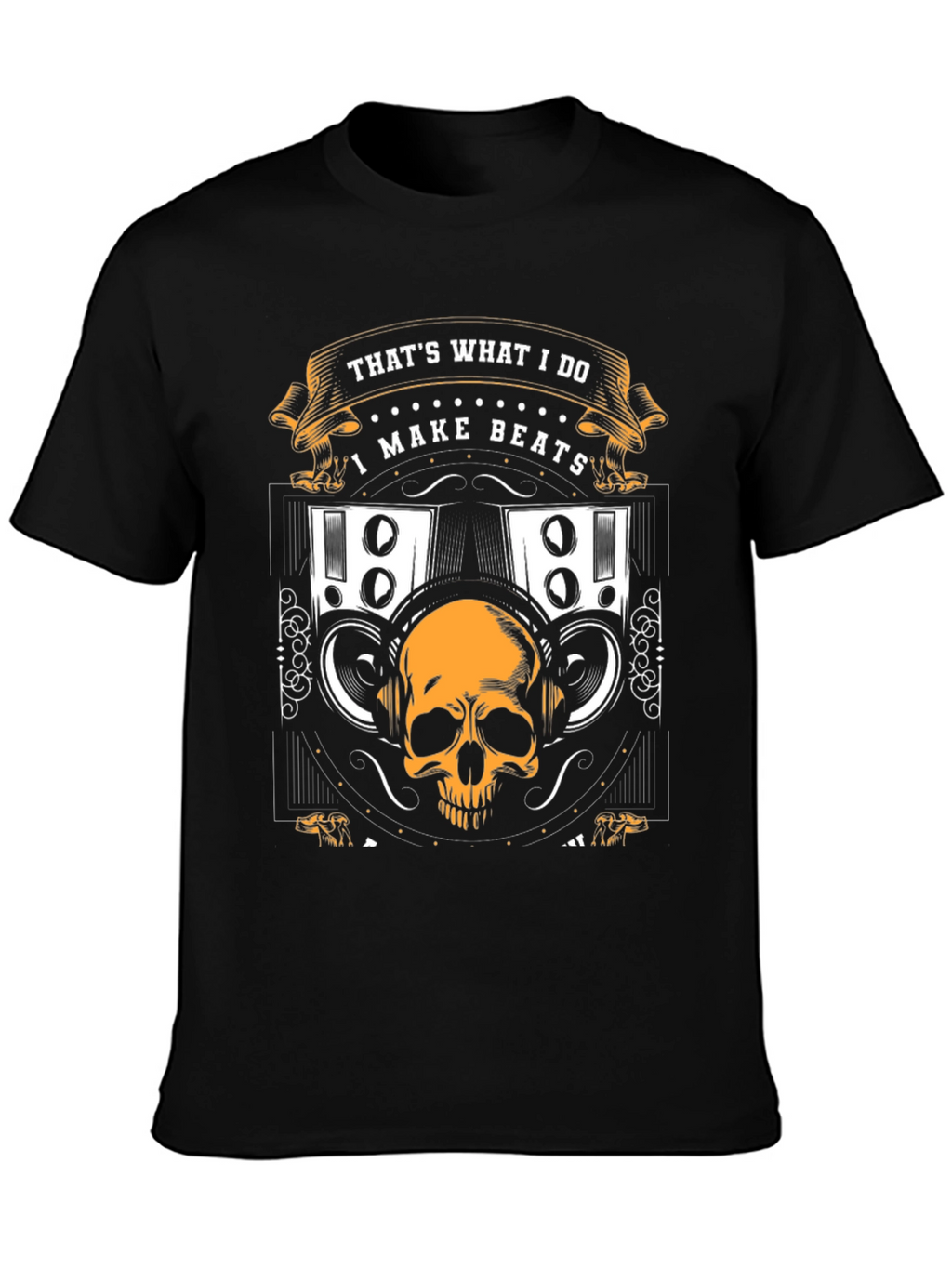 I Make Beats Skull Graphic T-Shirt