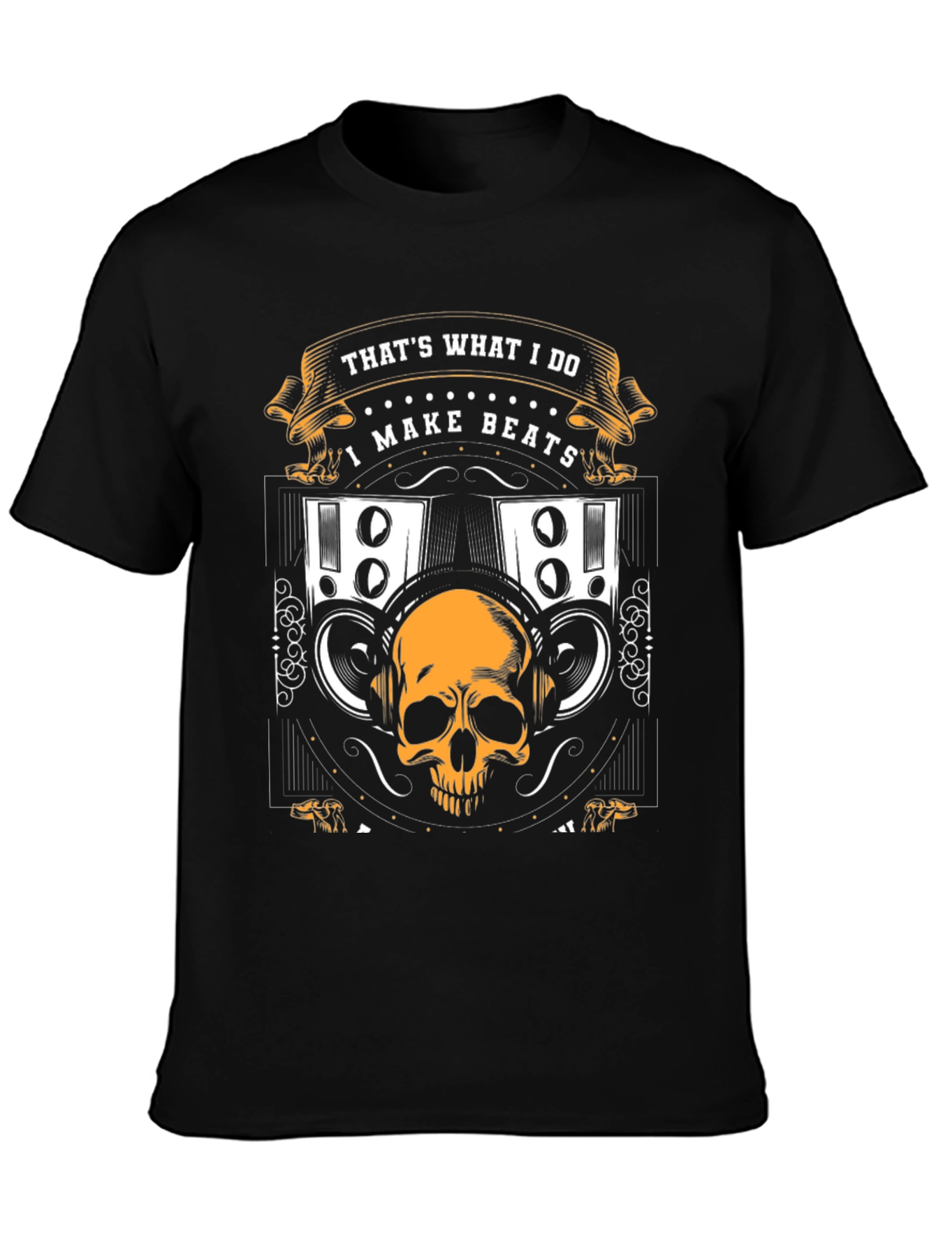 I Make Beats Skull Graphic T-Shirt