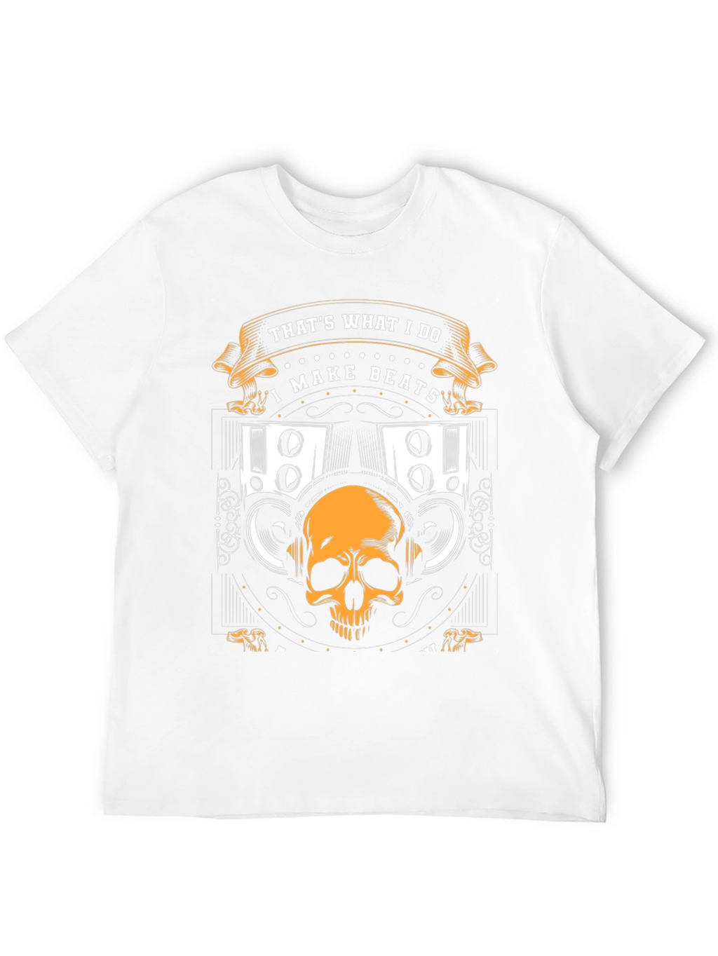 I Make Beats Skull Graphic T-Shirt