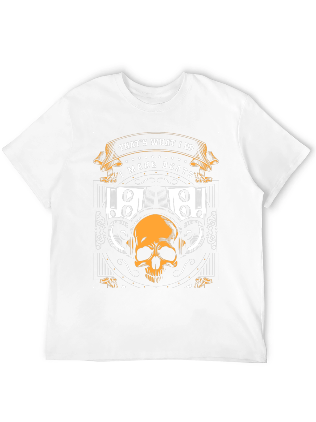 I Make Beats Skull Graphic T-Shirt
