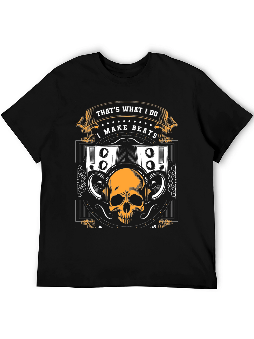 I Make Beats Skull Graphic T-Shirt