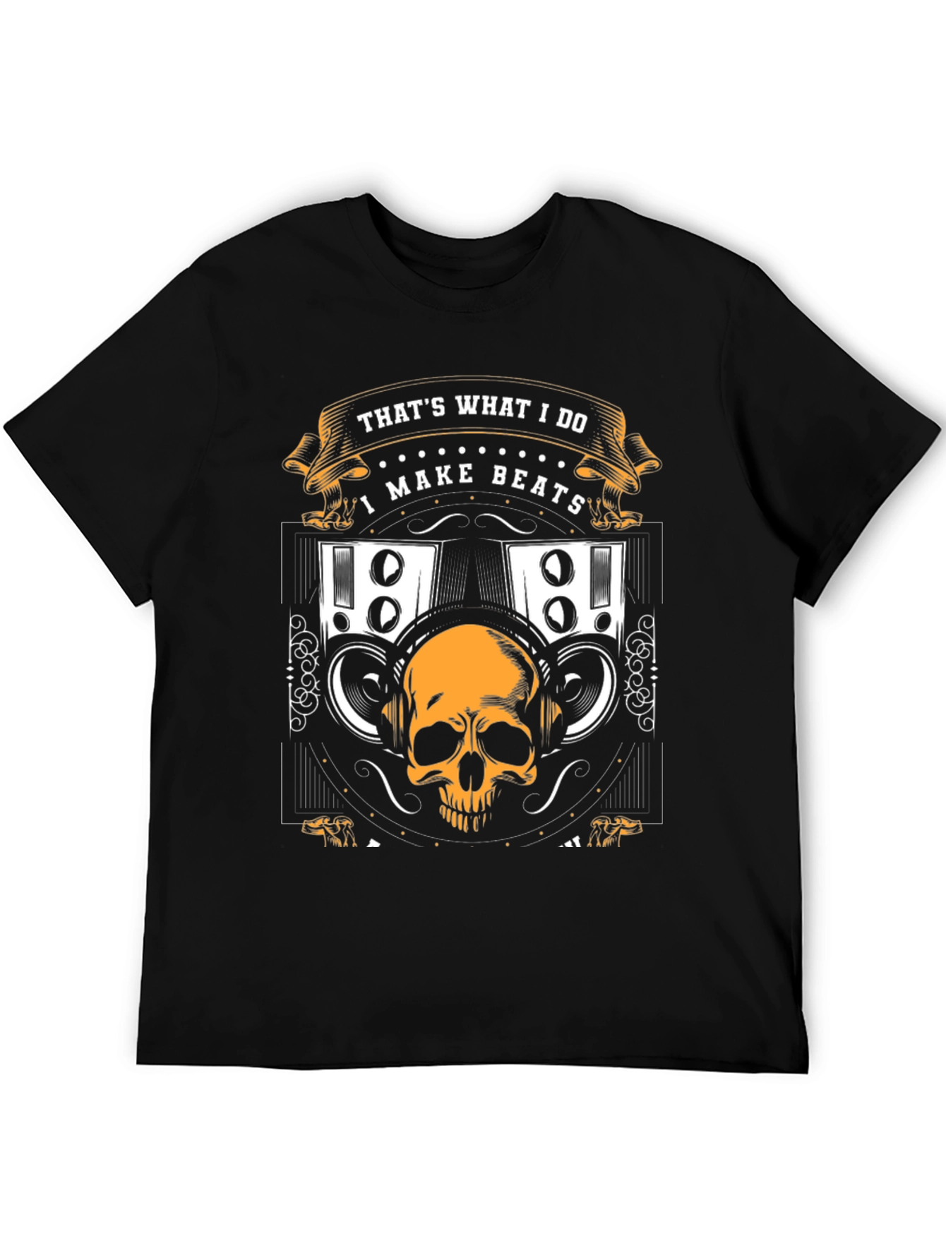 I Make Beats Skull Graphic T-Shirt