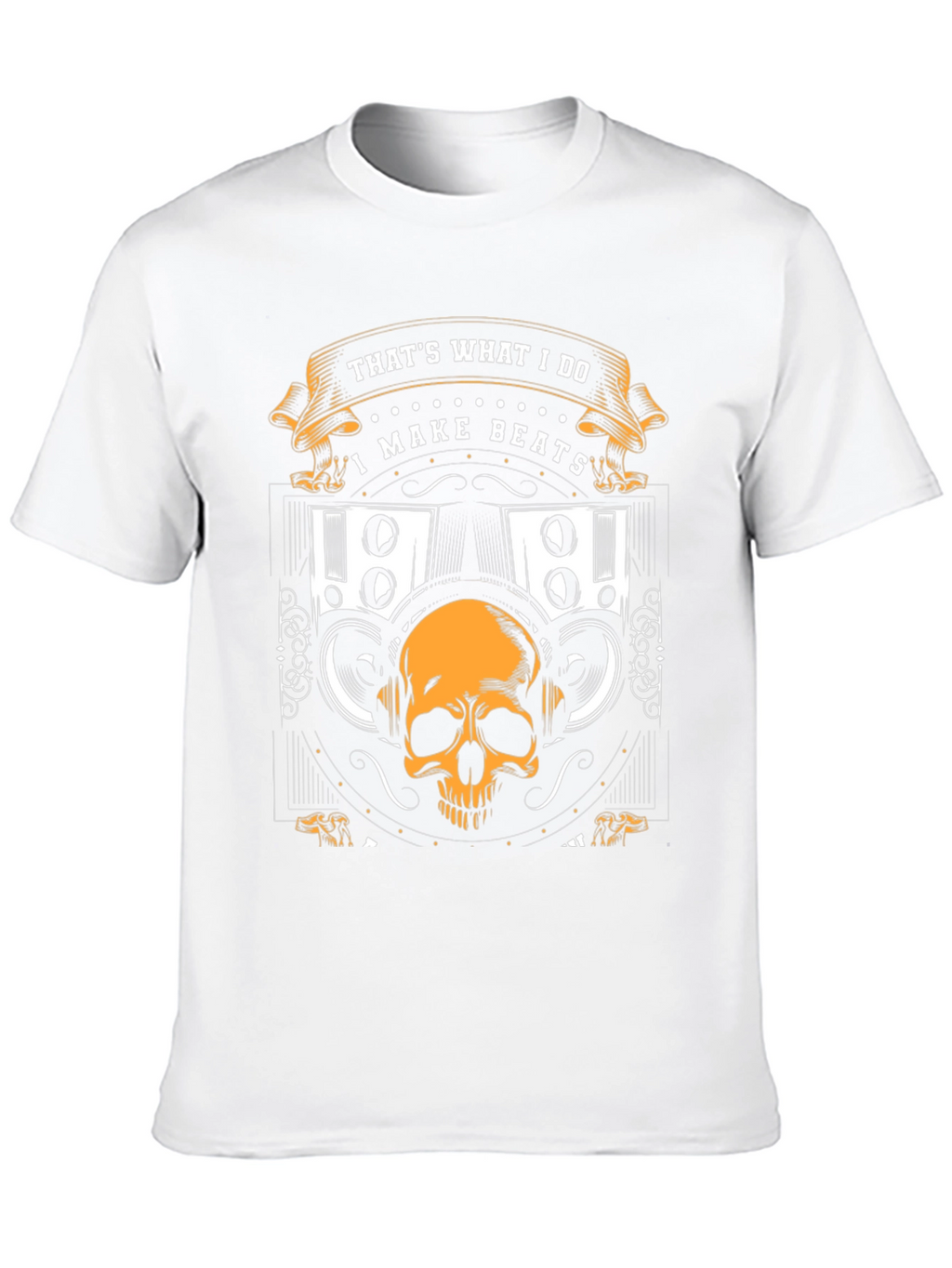 I Make Beats Skull Graphic T-Shirt