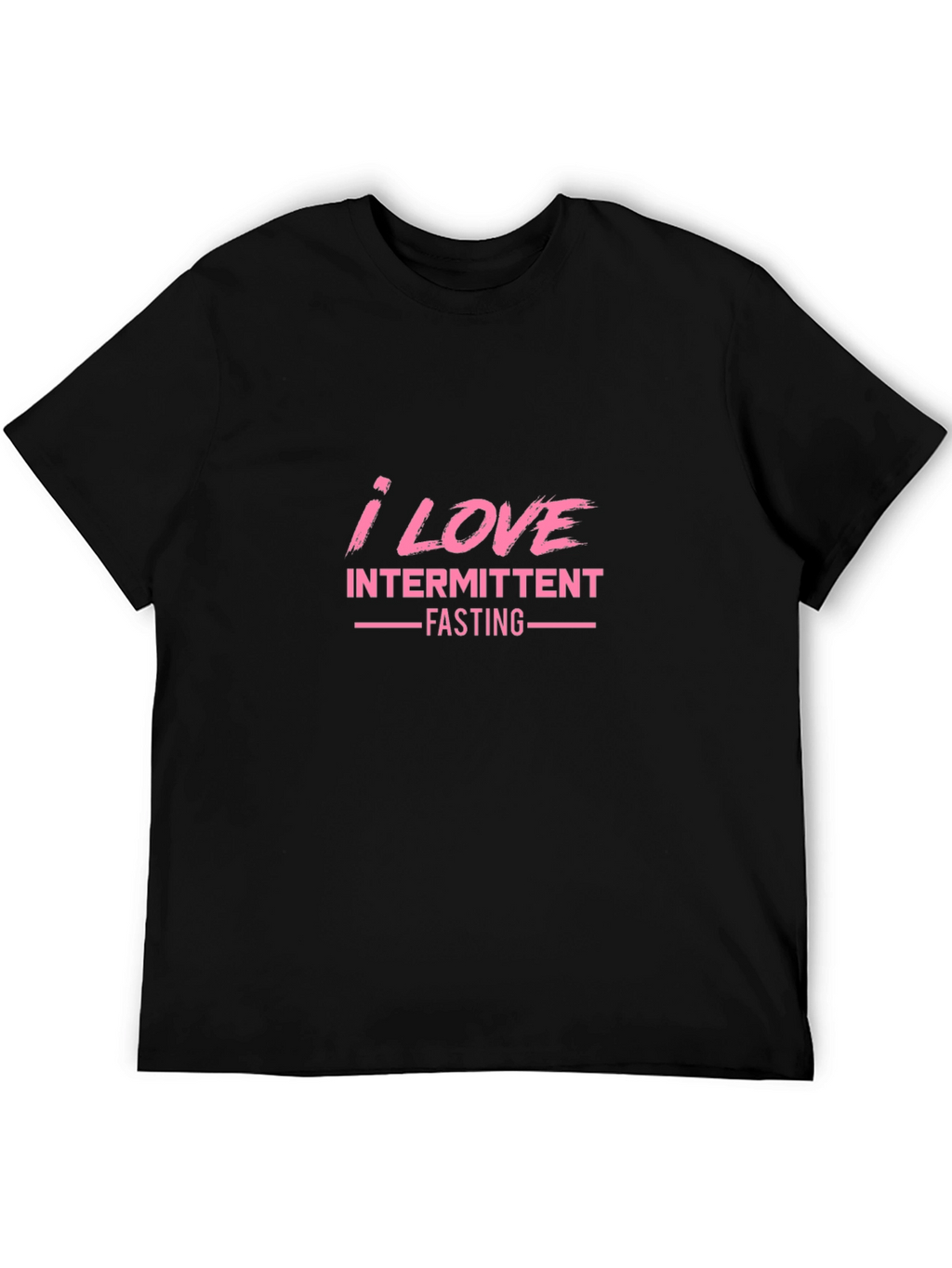 I Love Intermittent Fasting Black T-Shirt