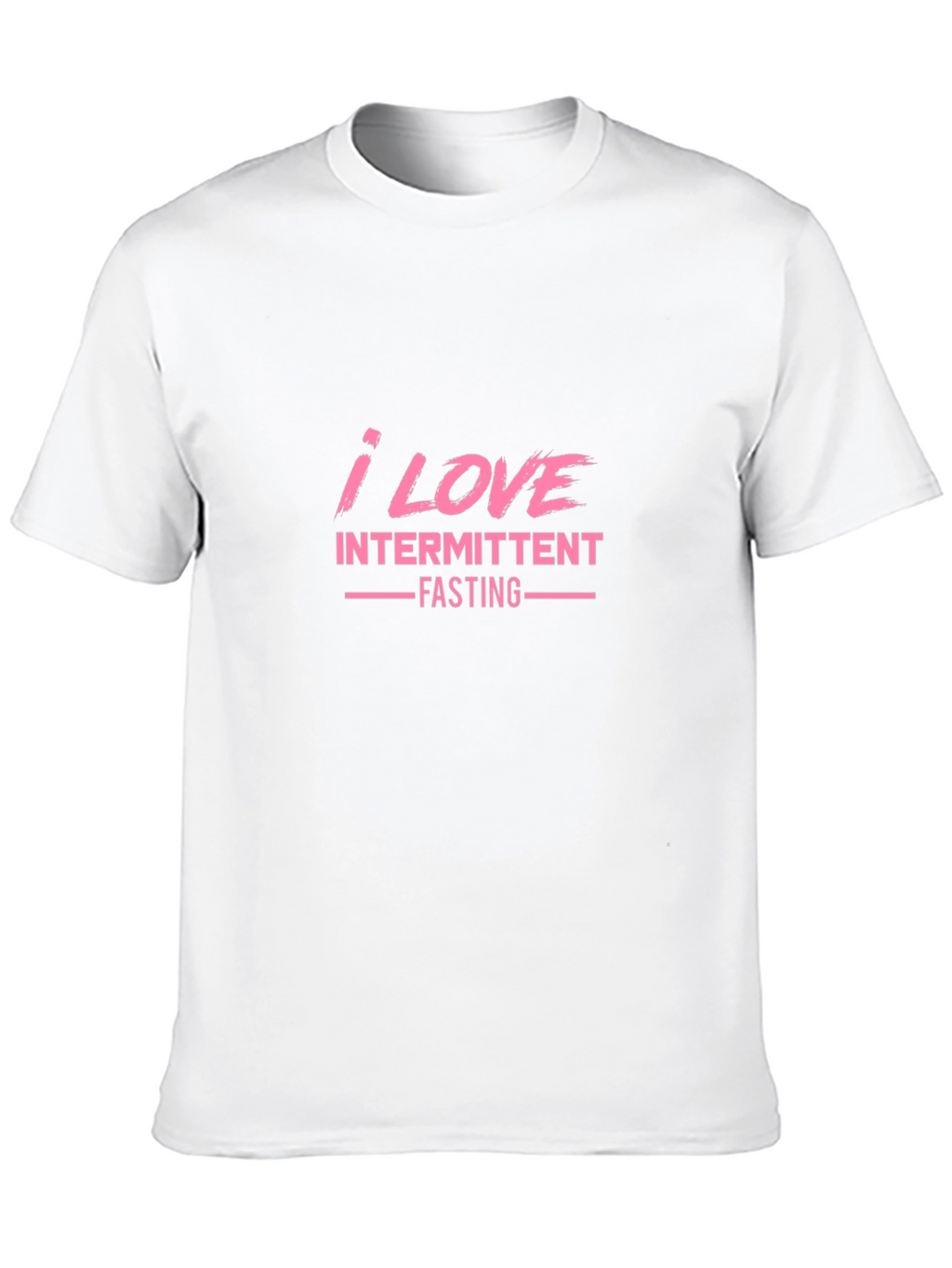 I Love Intermittent Fasting Black T-Shirt