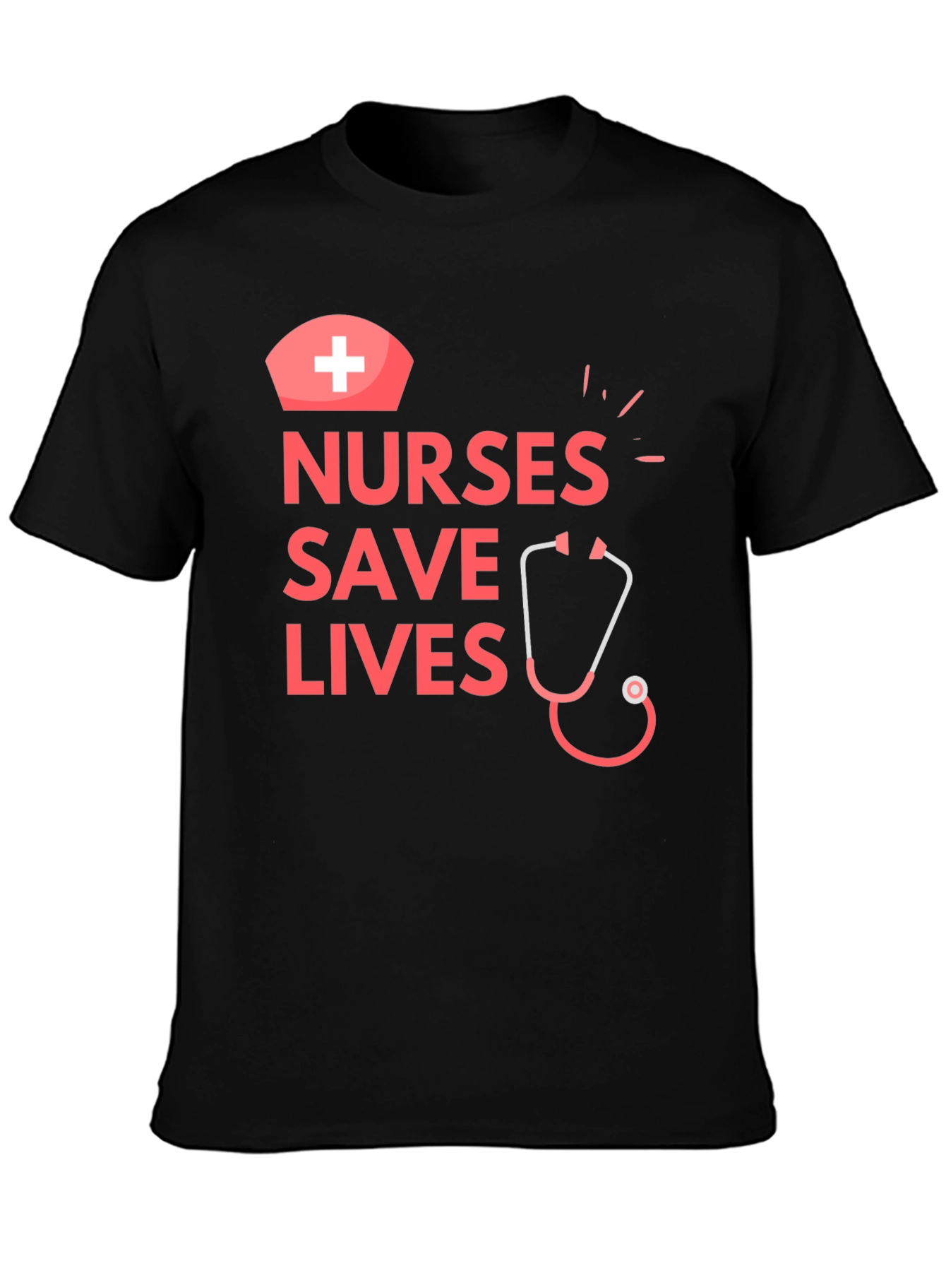 Nurses Save Lives Graphic T-Shirt - Medical Hero Apparel