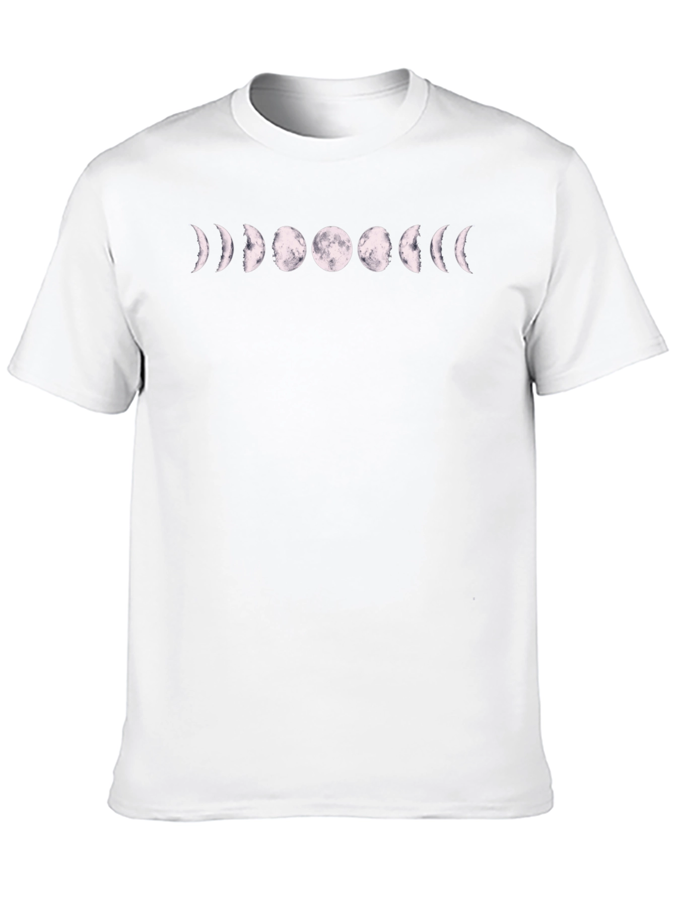 Lunar Phases Graphic Tee - Mens Black T-Shirt