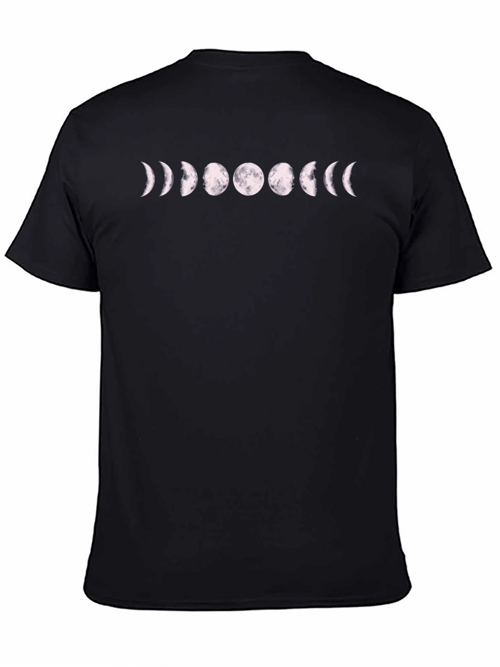 Lunar Phases Graphic Tee - Mens Black T-Shirt
