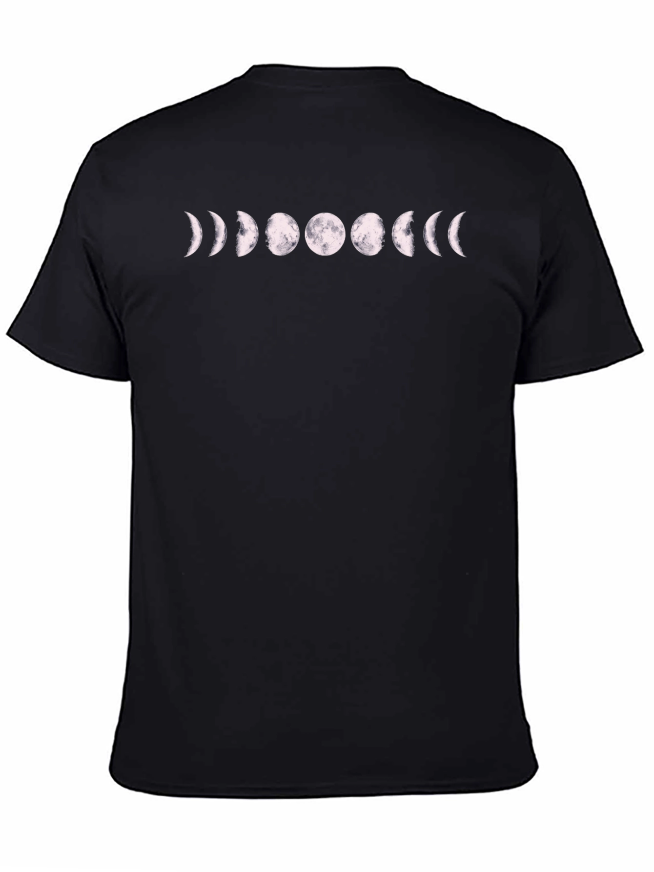 Lunar Phases Graphic Tee - Mens Black T-Shirt