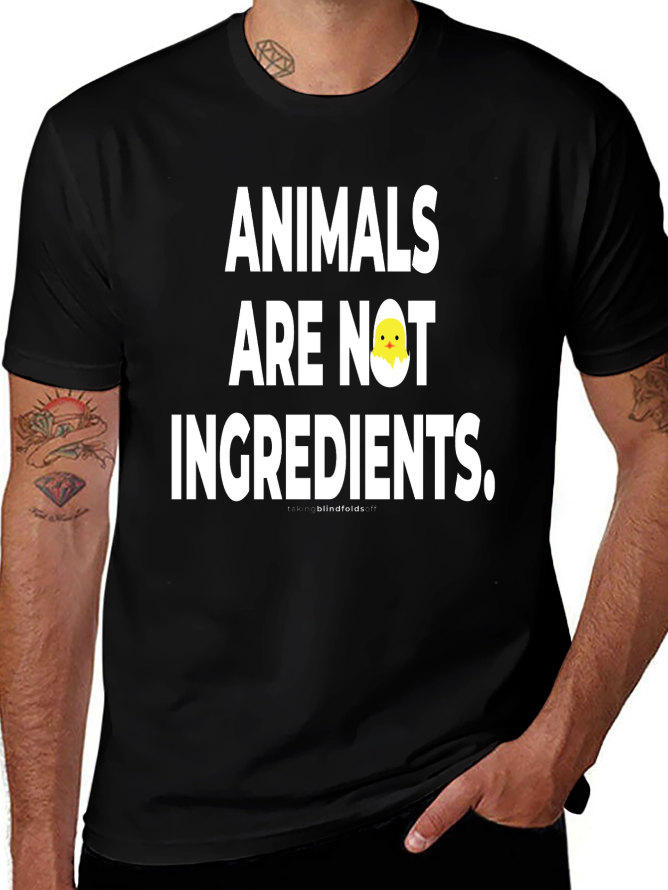 Animals Are Not Ingredients T-Shirt Vegan
