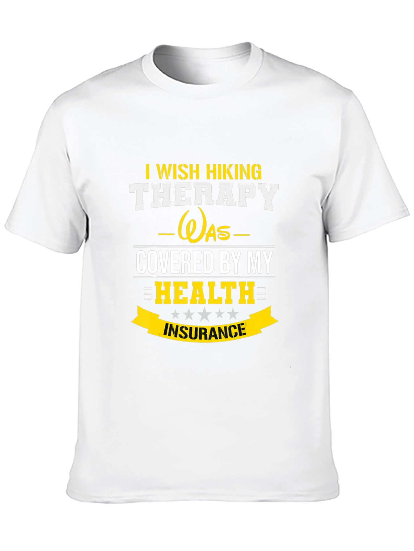 Funny Hiking Therapy T-Shirt