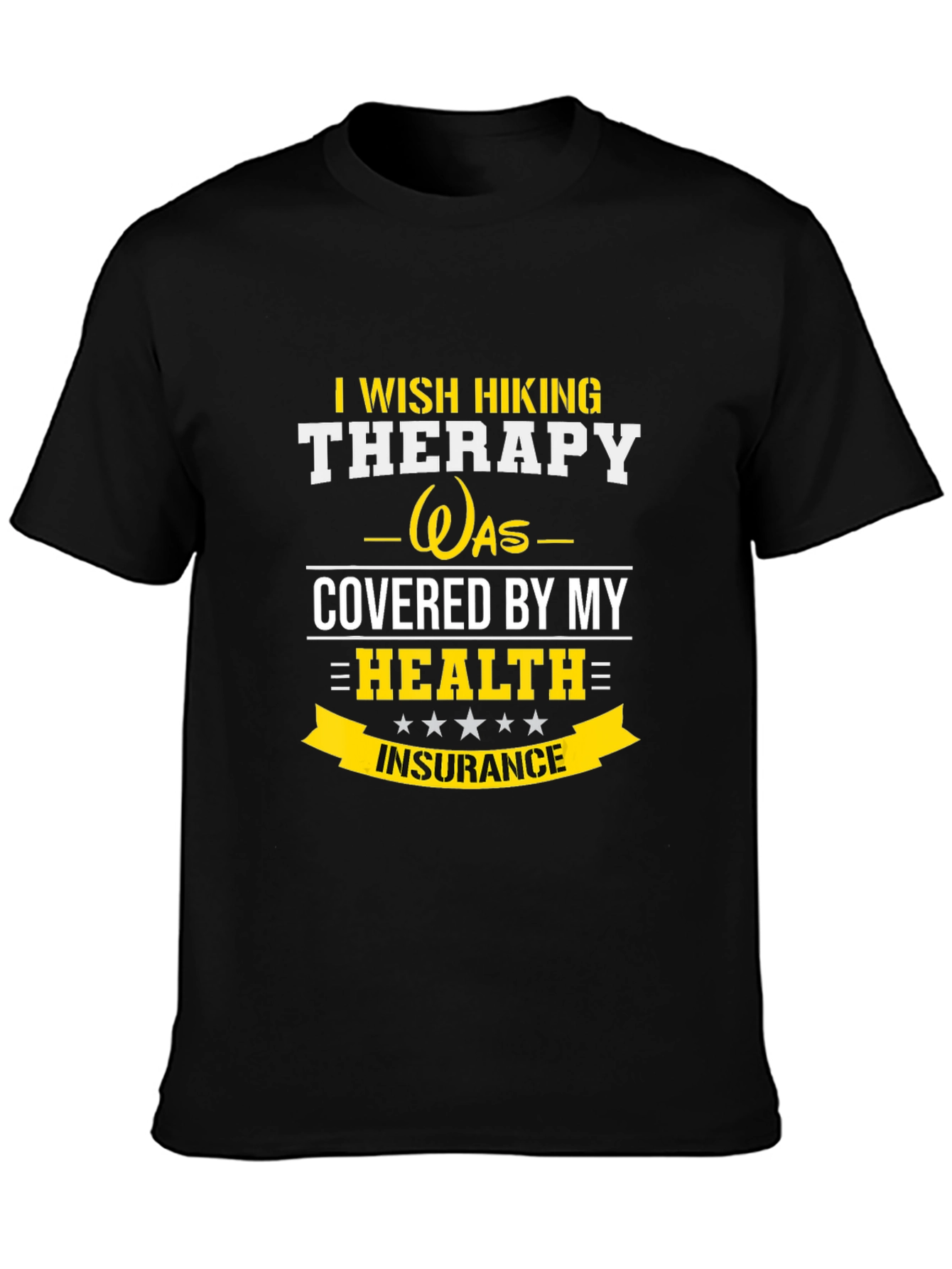 Funny Hiking Therapy T-Shirt