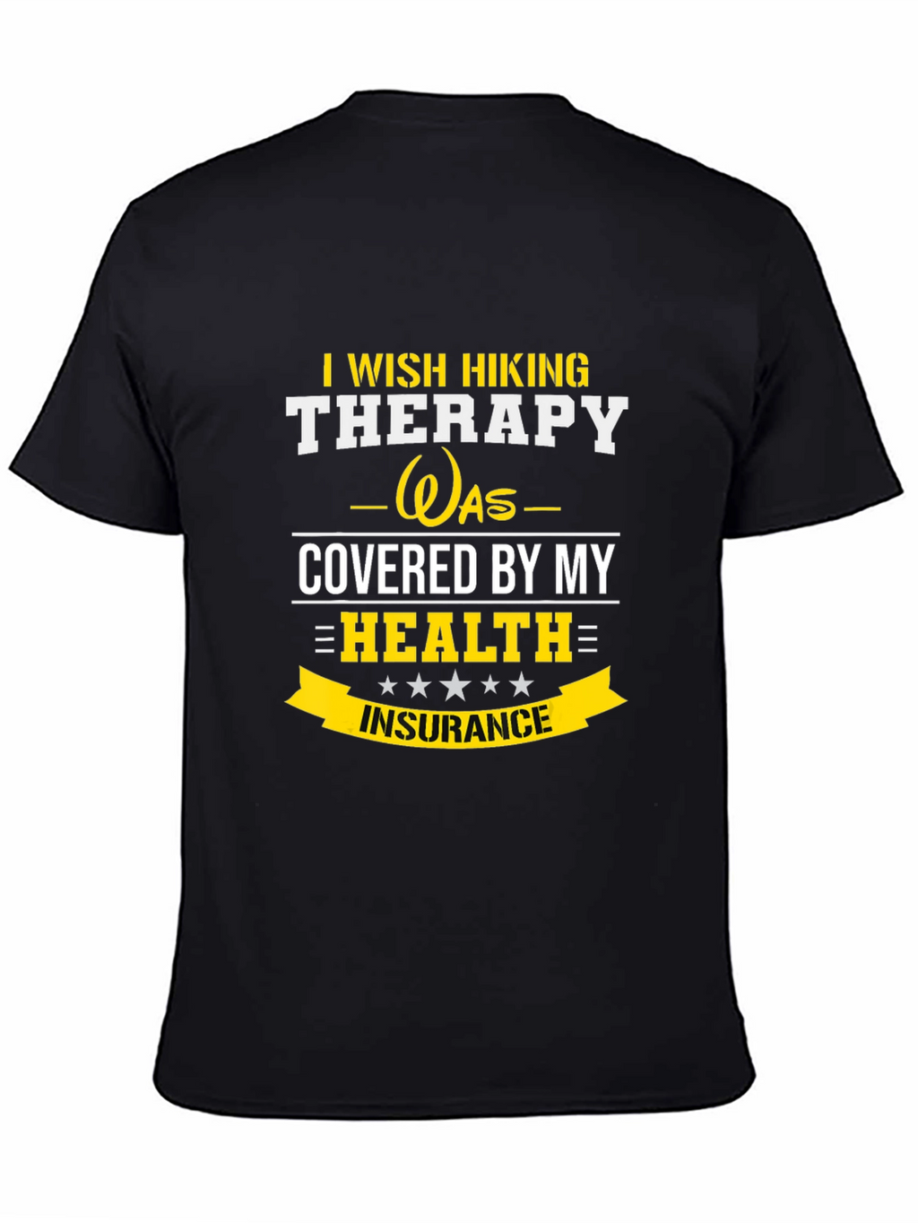 Funny Hiking Therapy T-Shirt