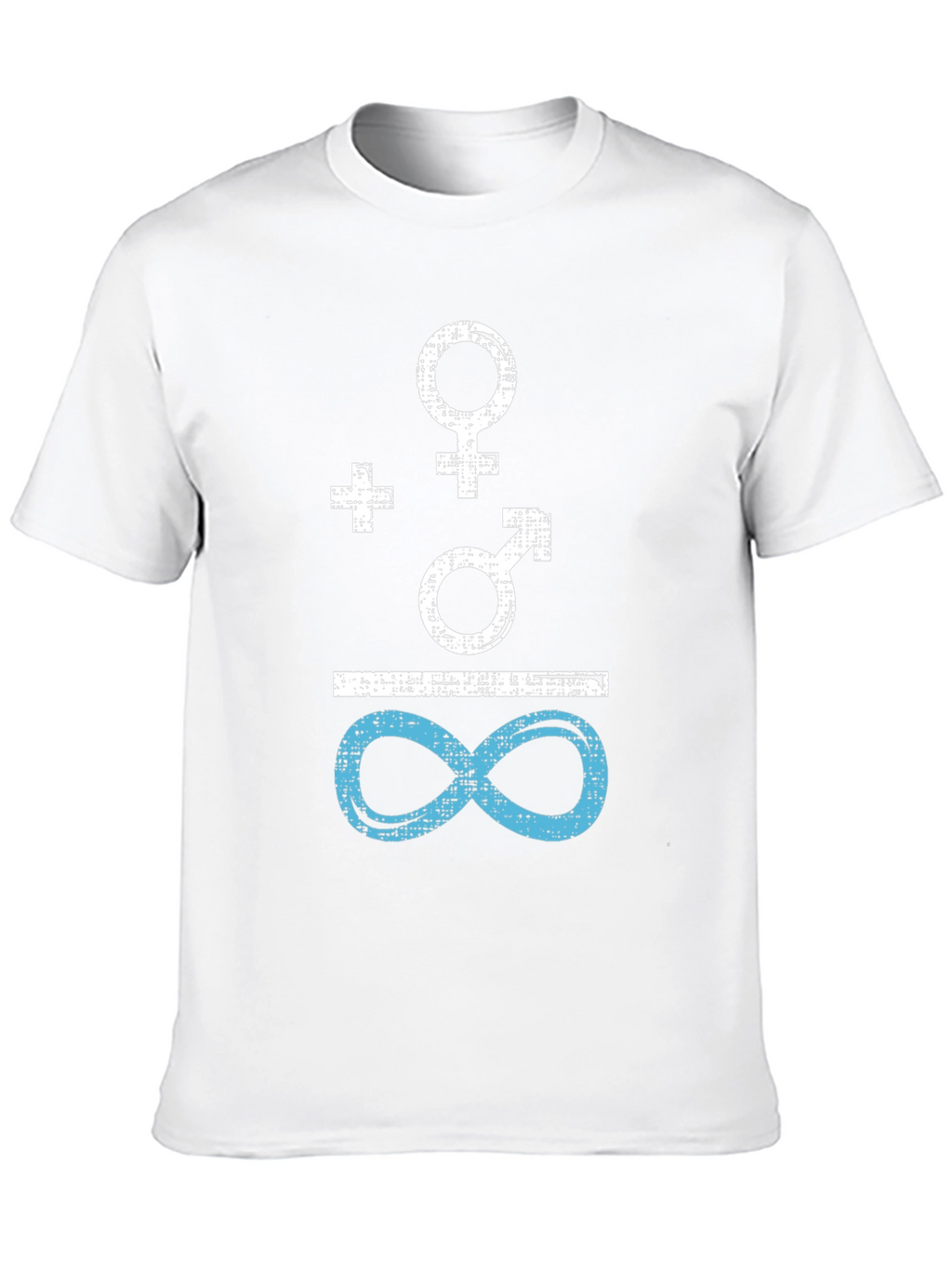 Gender Equality Symbol Tee - Black Cotton Shirt