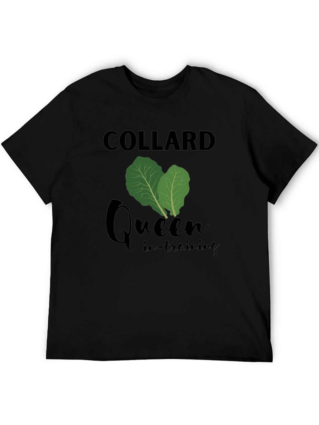 Collard Queen In-Training Black T-Shirt
