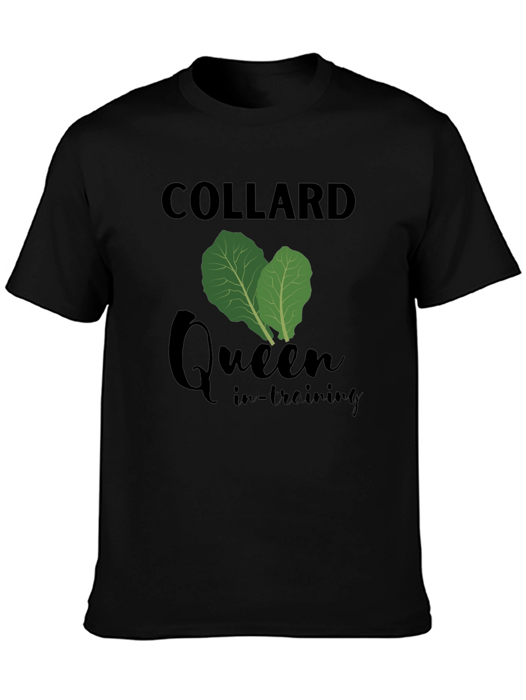 Collard Queen In-Training Black T-Shirt
