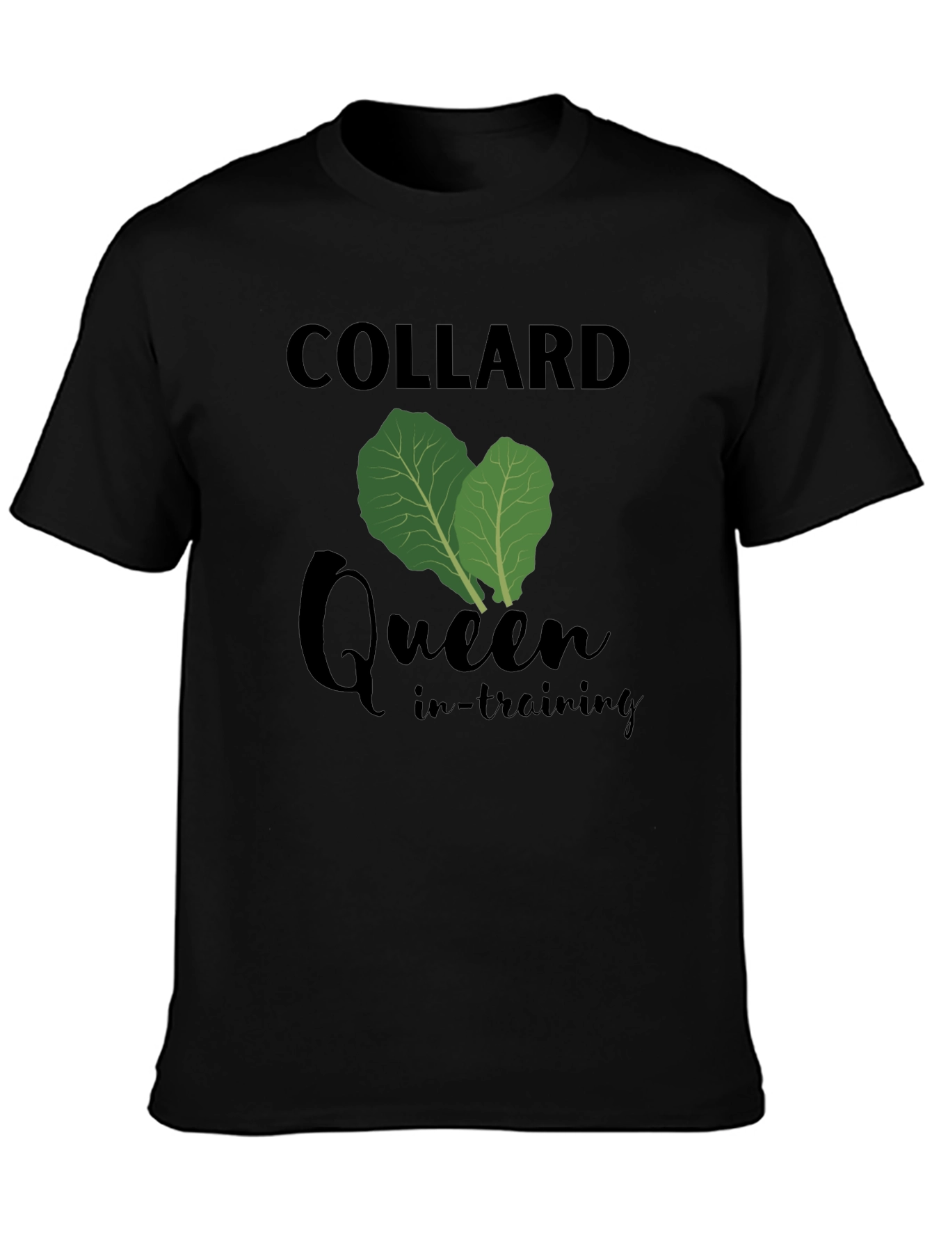 Collard Queen In-Training Black T-Shirt