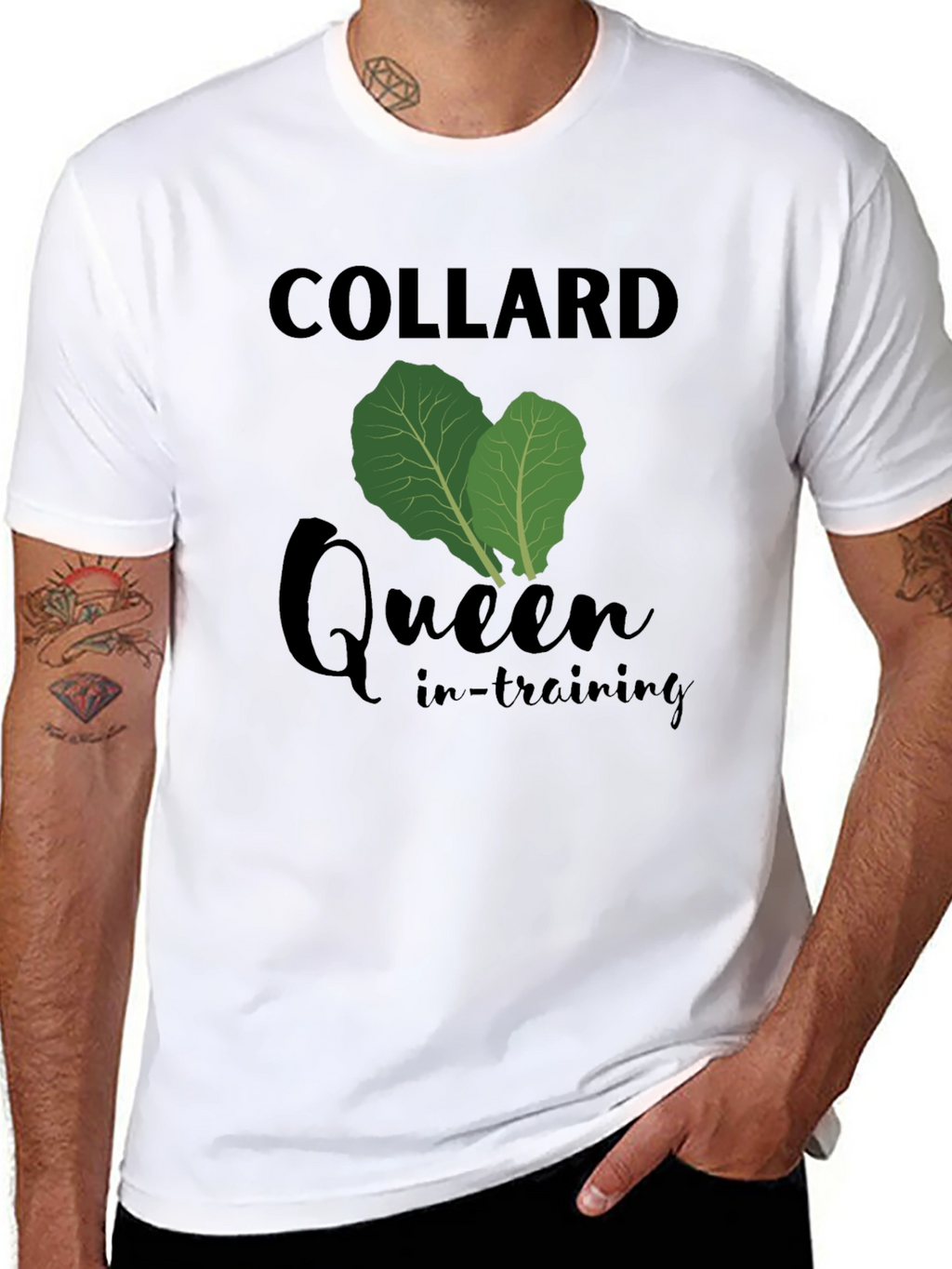 Collard Queen In-Training Black T-Shirt