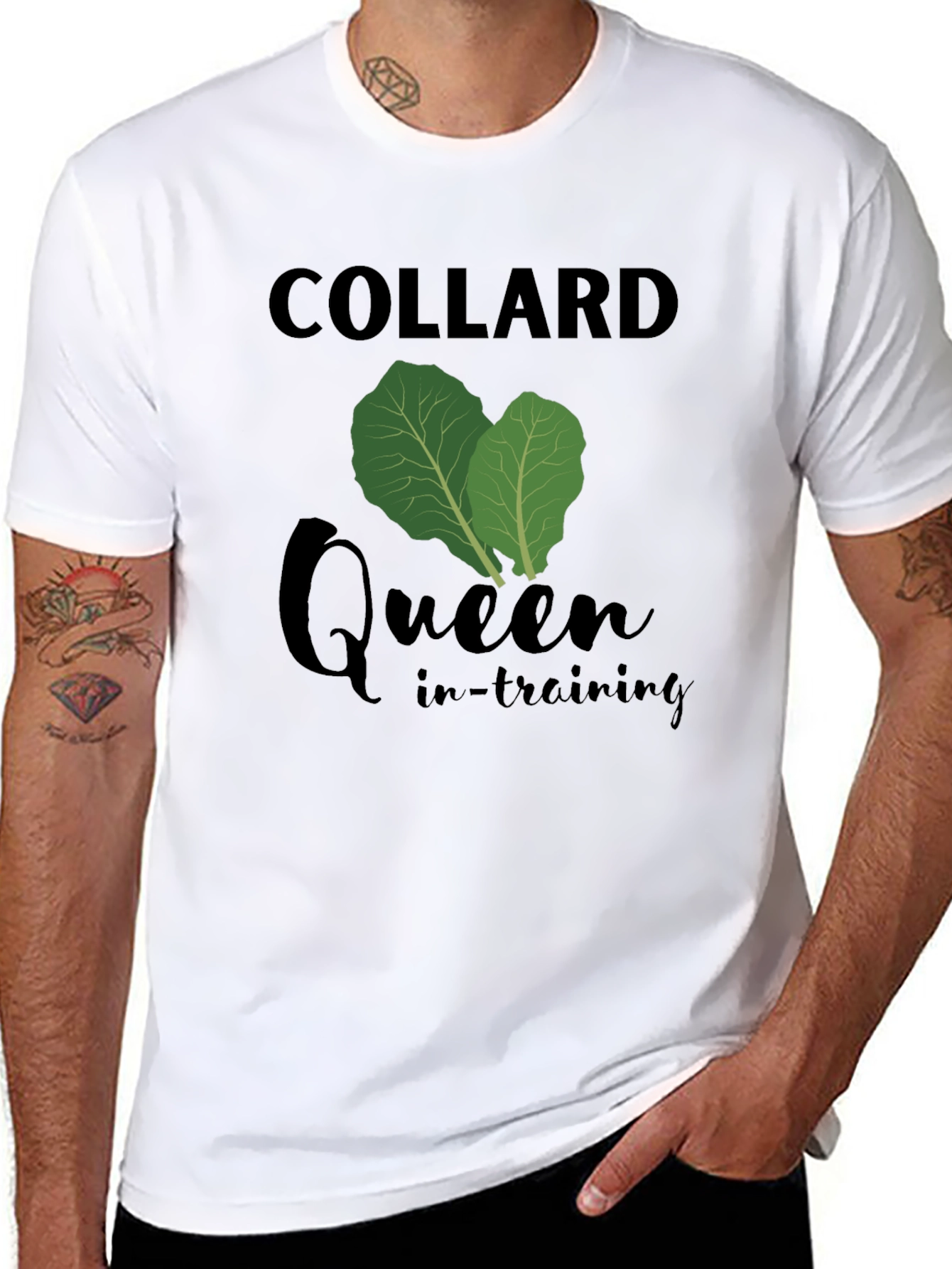 Collard Queen In-Training Black T-Shirt