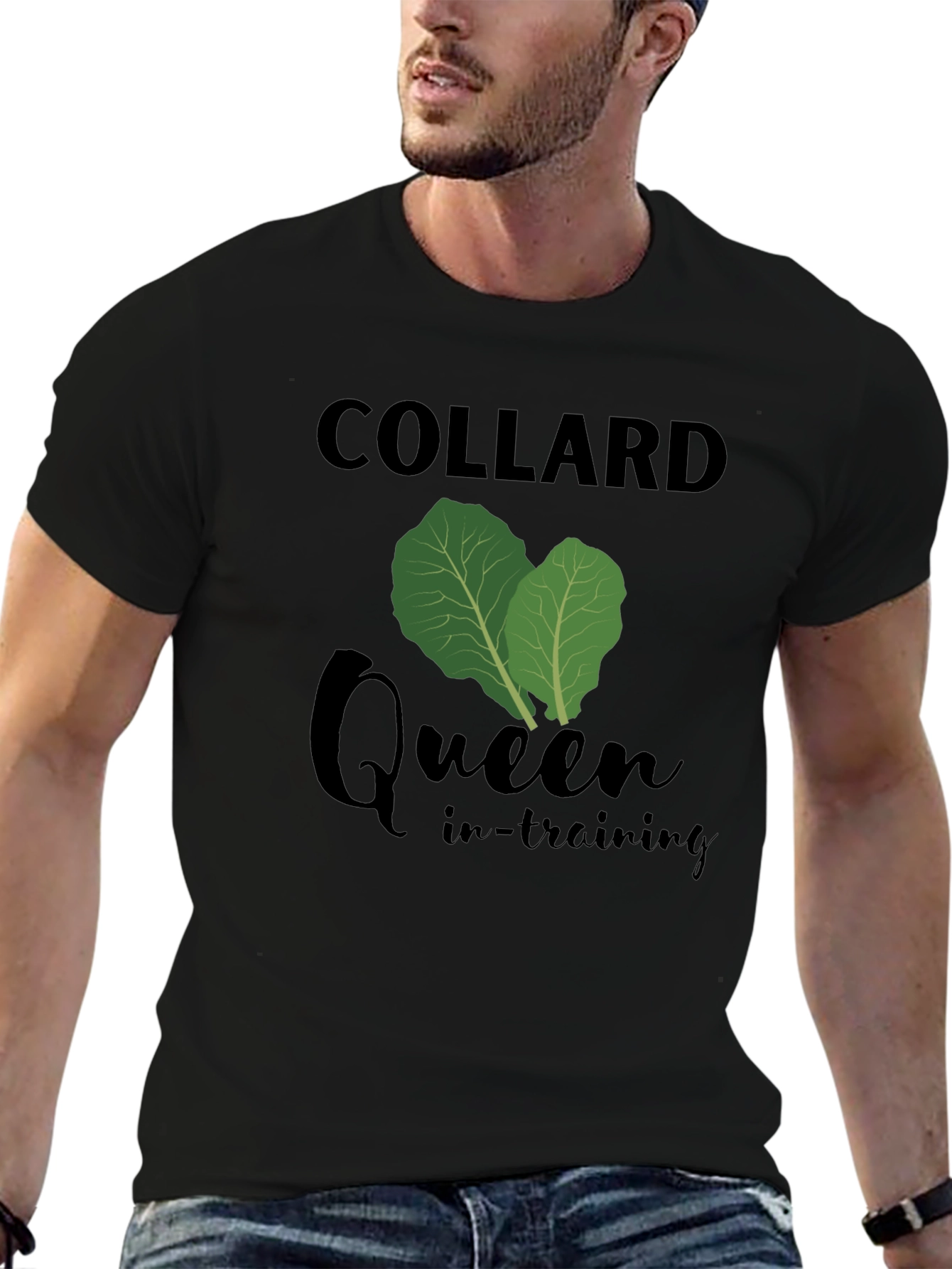 Collard Queen In-Training Black T-Shirt
