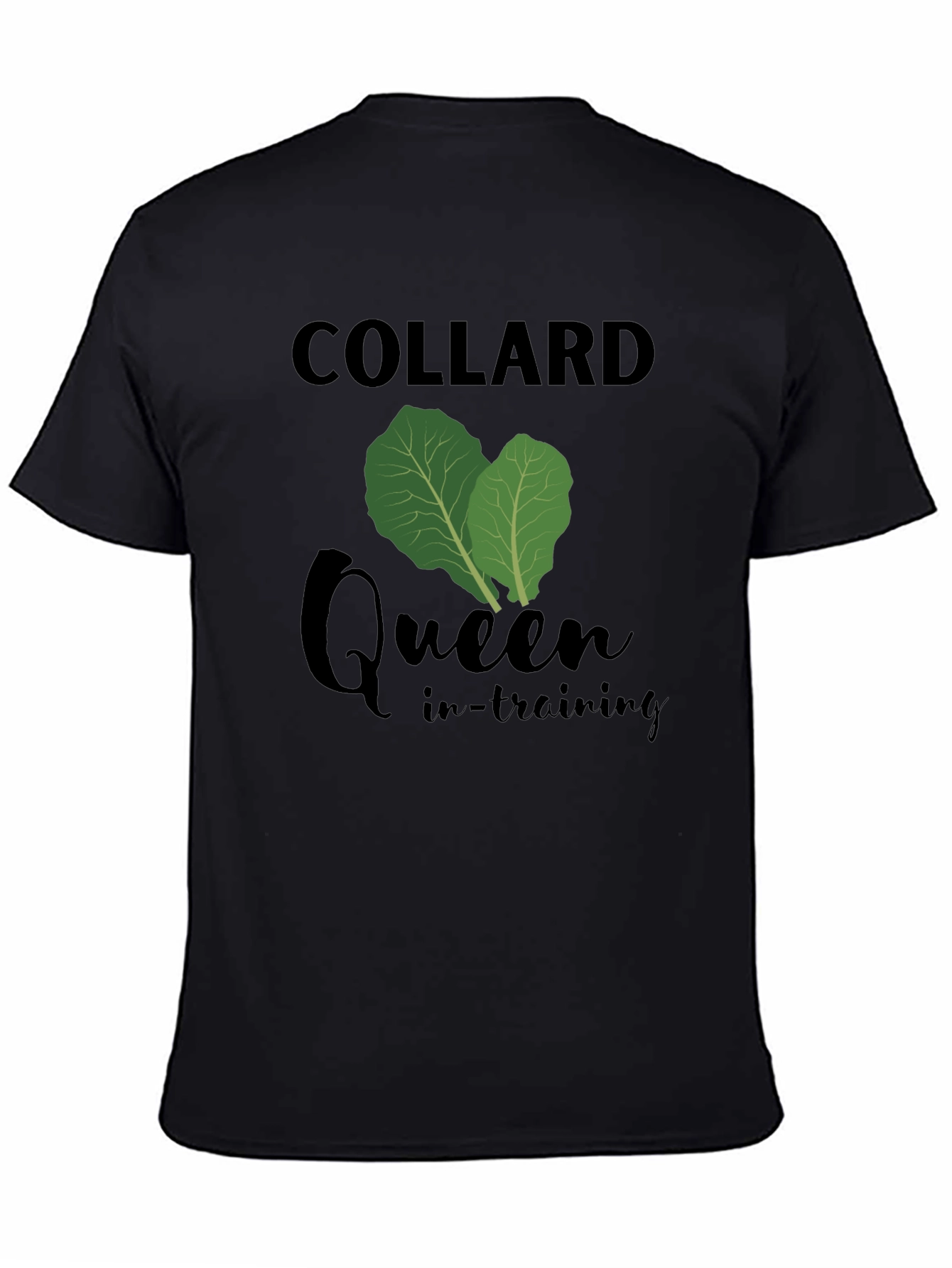 Collard Queen In-Training Black T-Shirt