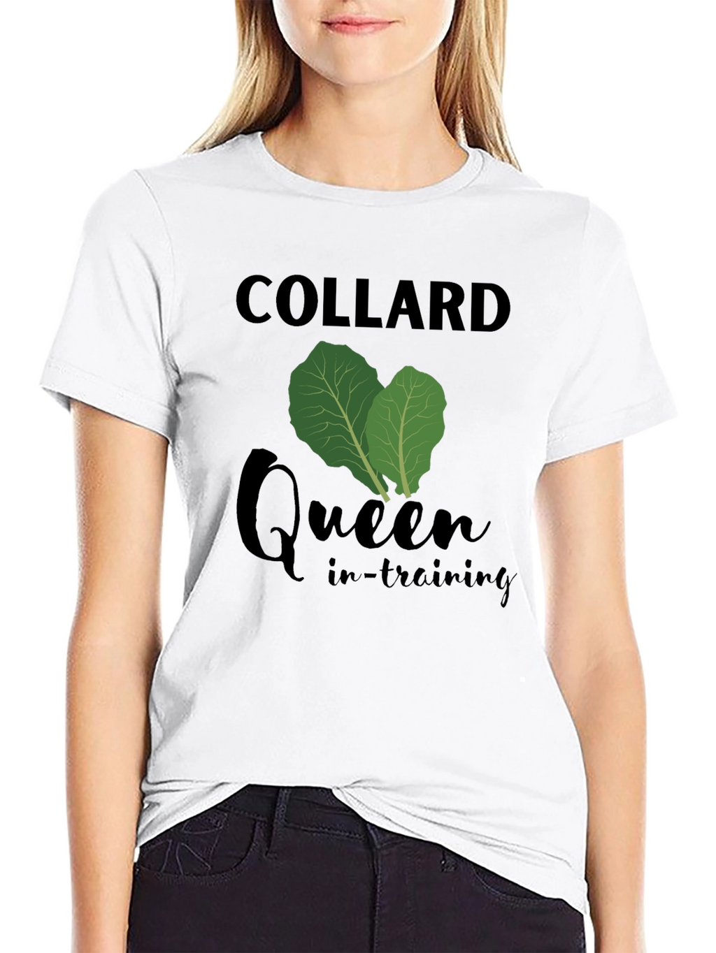 Collard Queen In-Training Black T-Shirt
