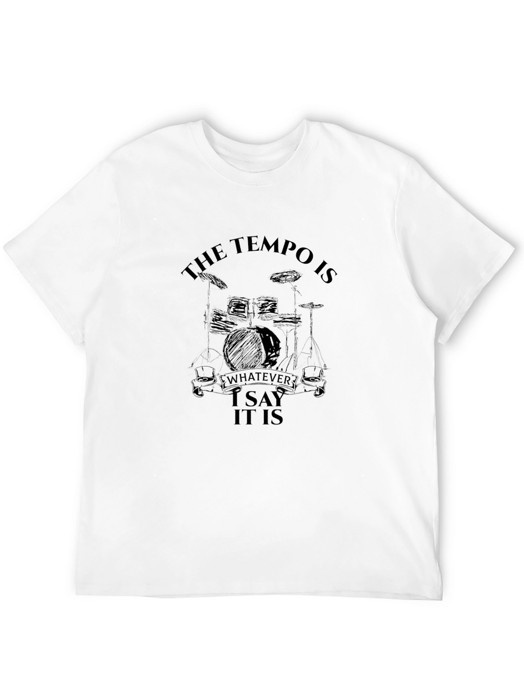 Tempo Drummer Black T-Shirt